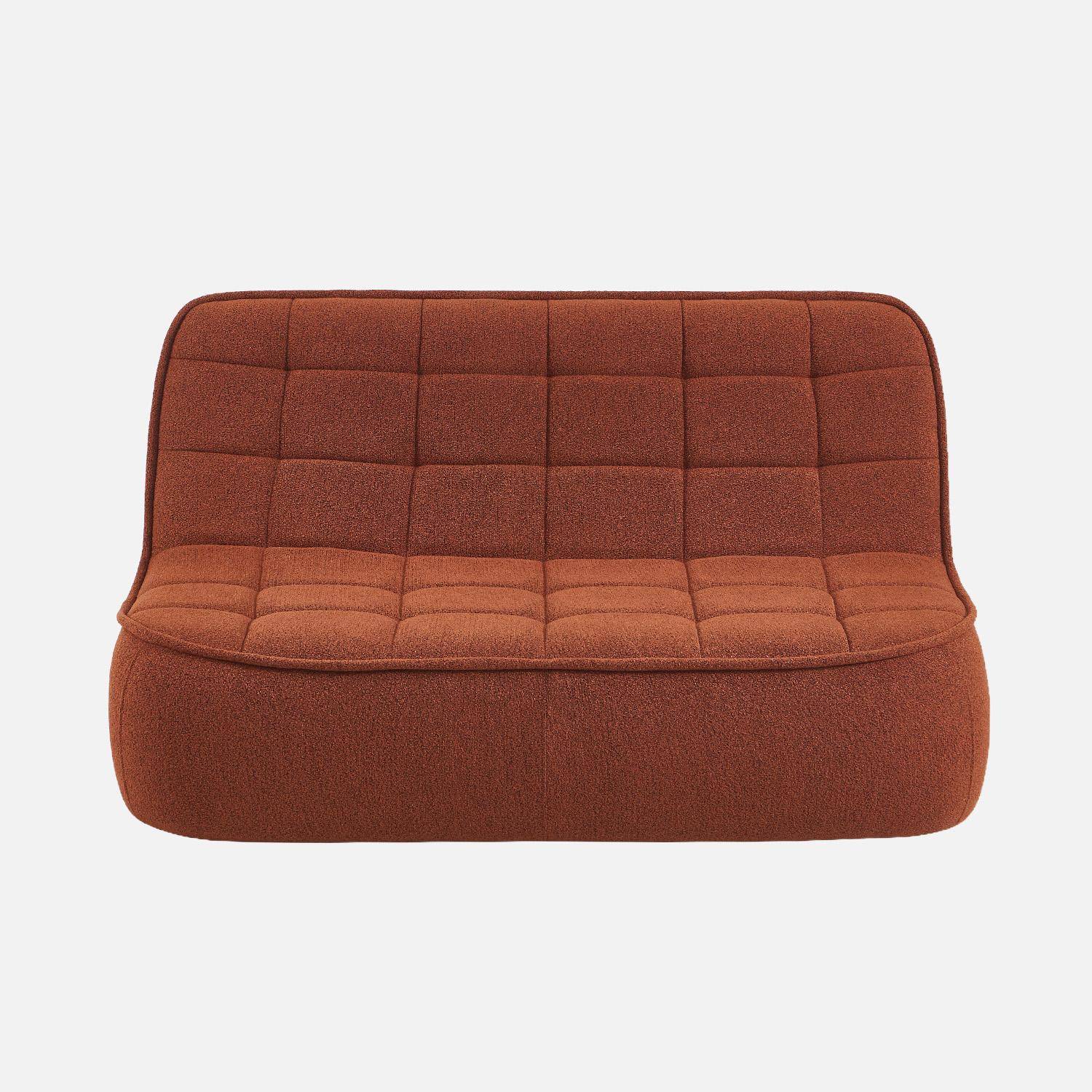 Boni - Sillón borreguito texturizada, 2 plazas