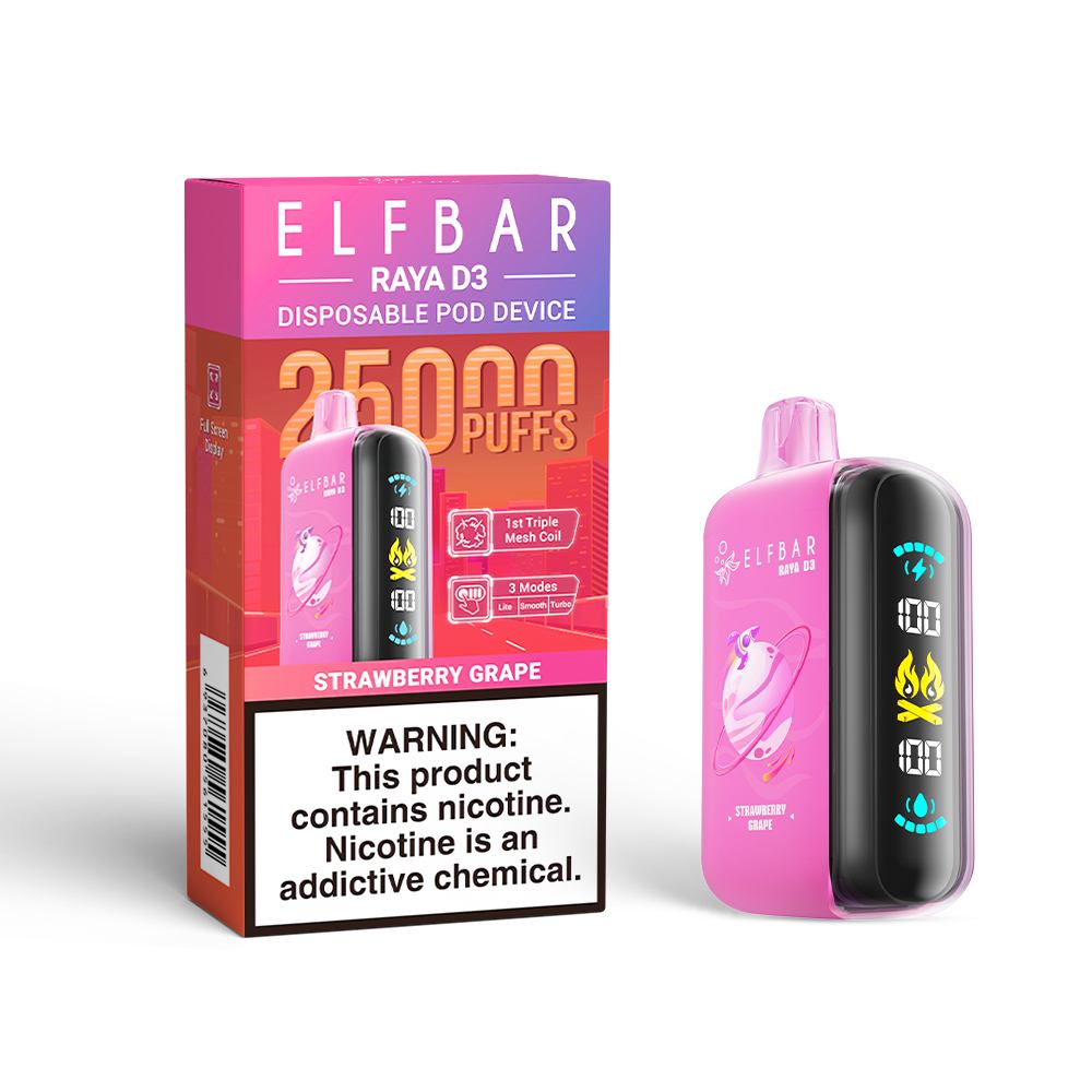 ELF BAR RAYA D3 25000 PUFFS - elfbarduke