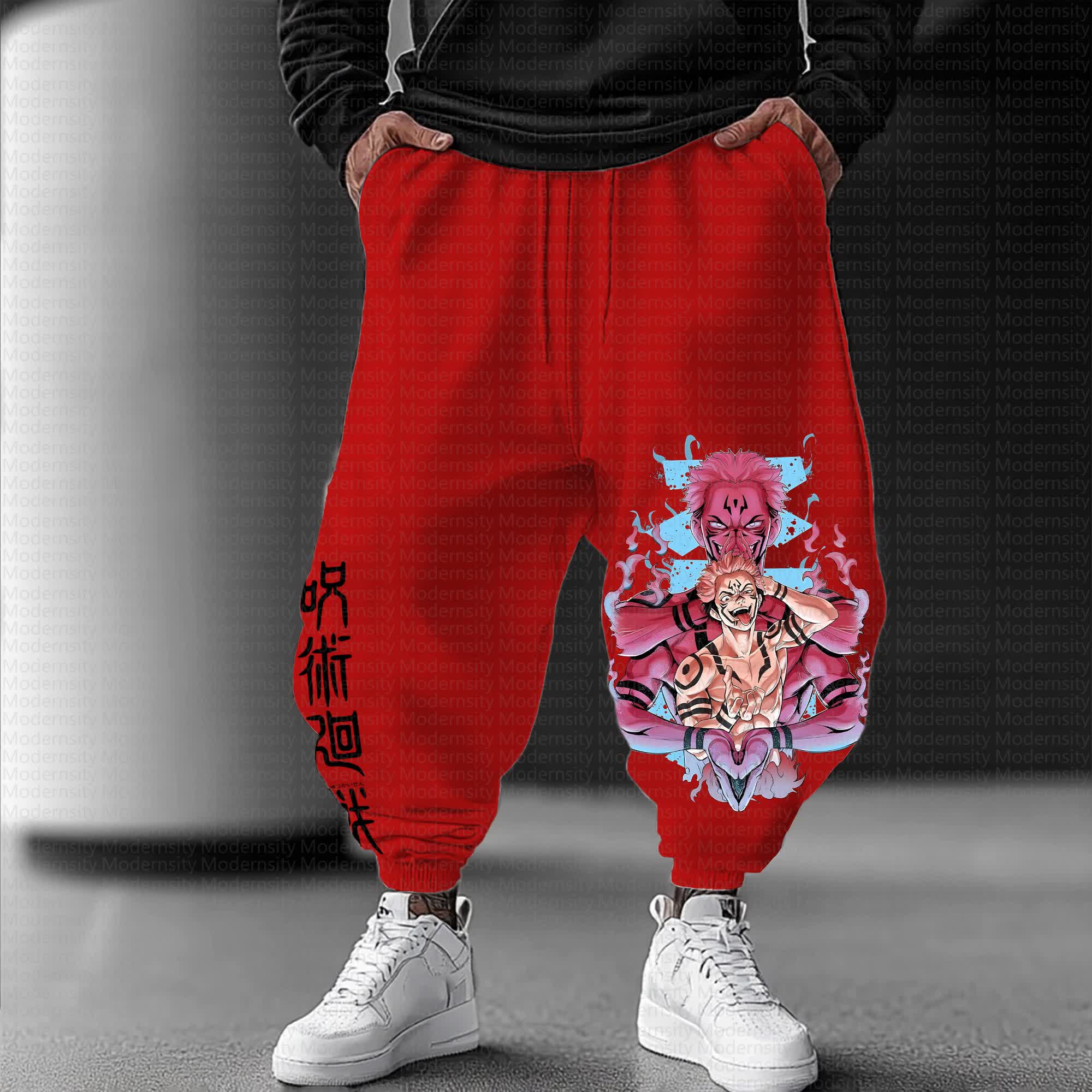 Unisex Anime Inspired Vintage Pants丨Comicssoul