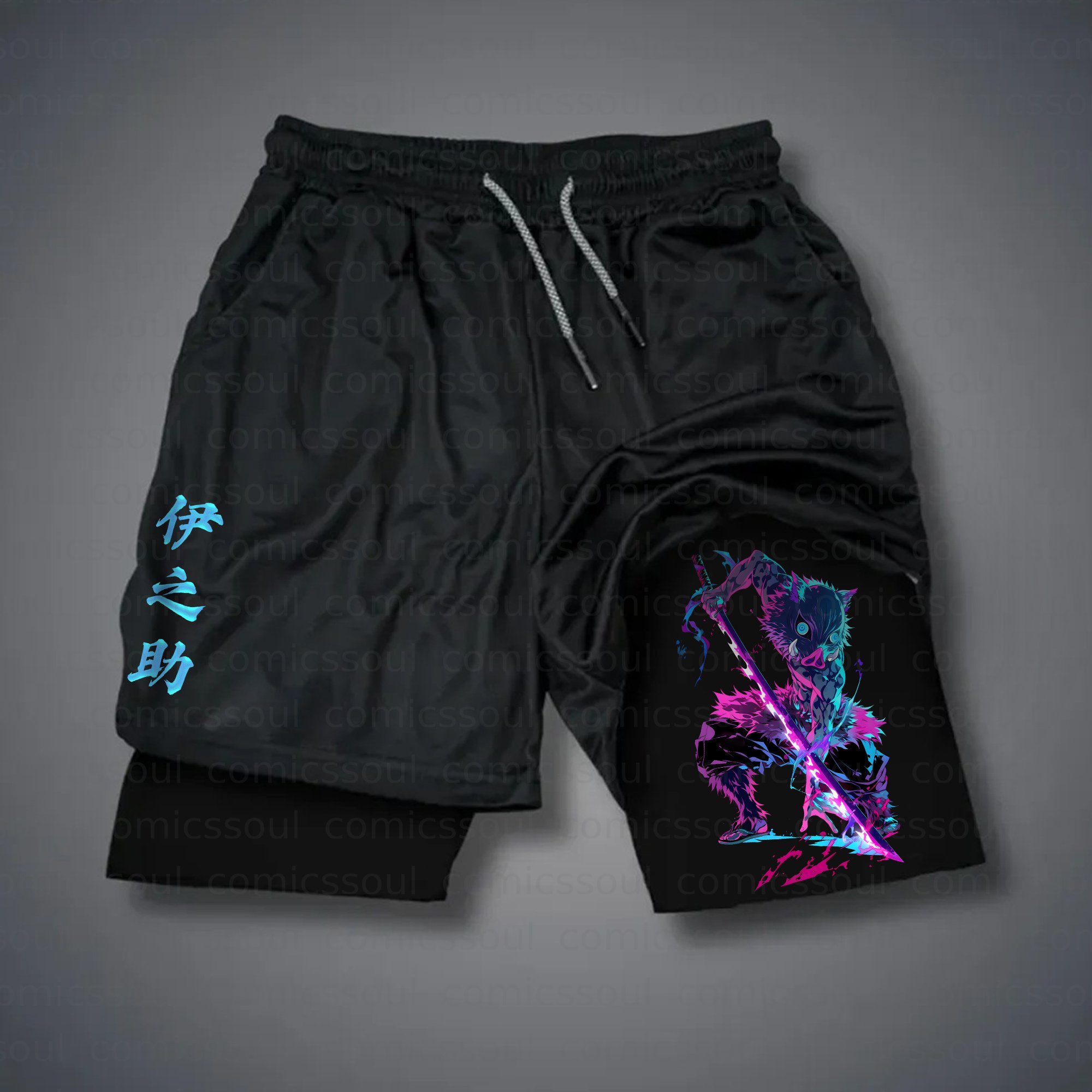 Unisex Casual Anime Streetwear Shorts 丨Comicssoul