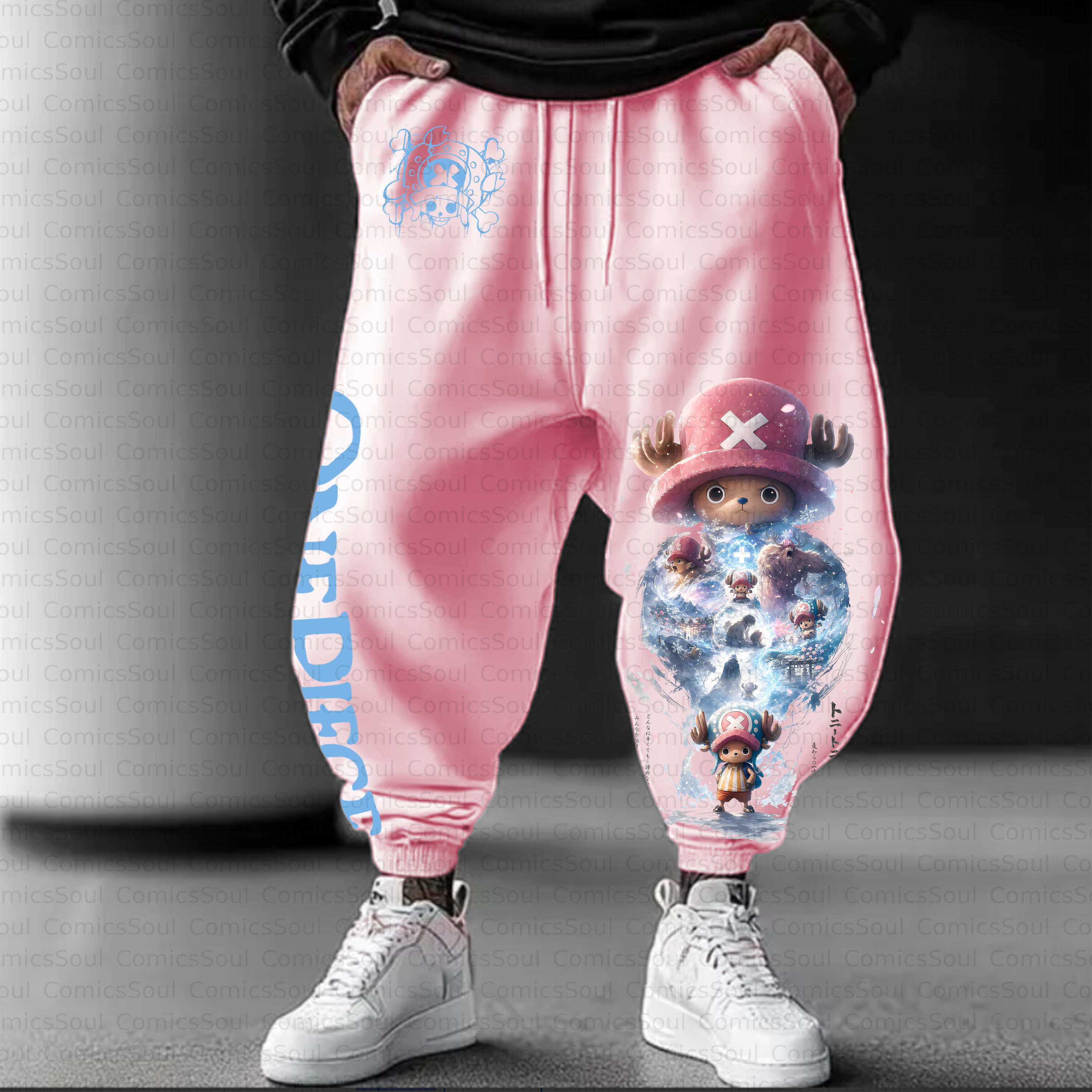 Unisex Casual Anime Streetwear Pant