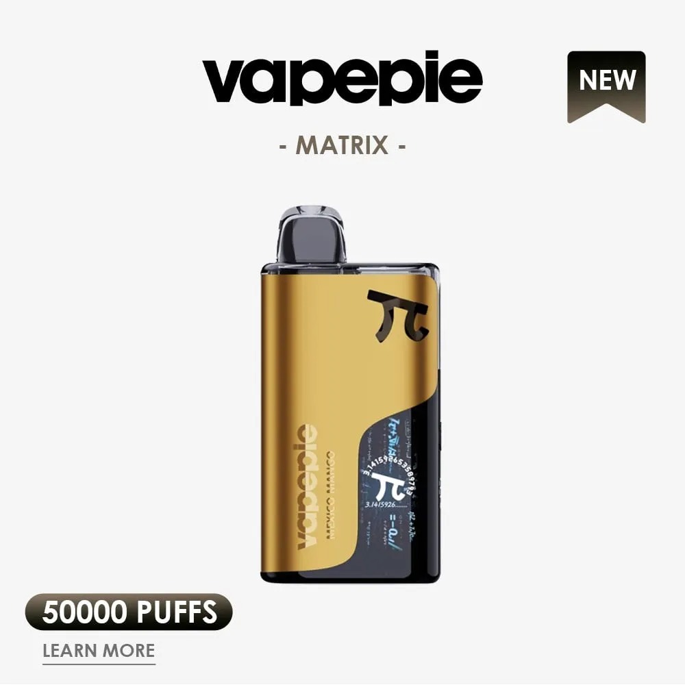 VAPEPIE MATRIX 50.000 Züge Einweg E-Zigarette – Metallgehäuse & 3D-Display