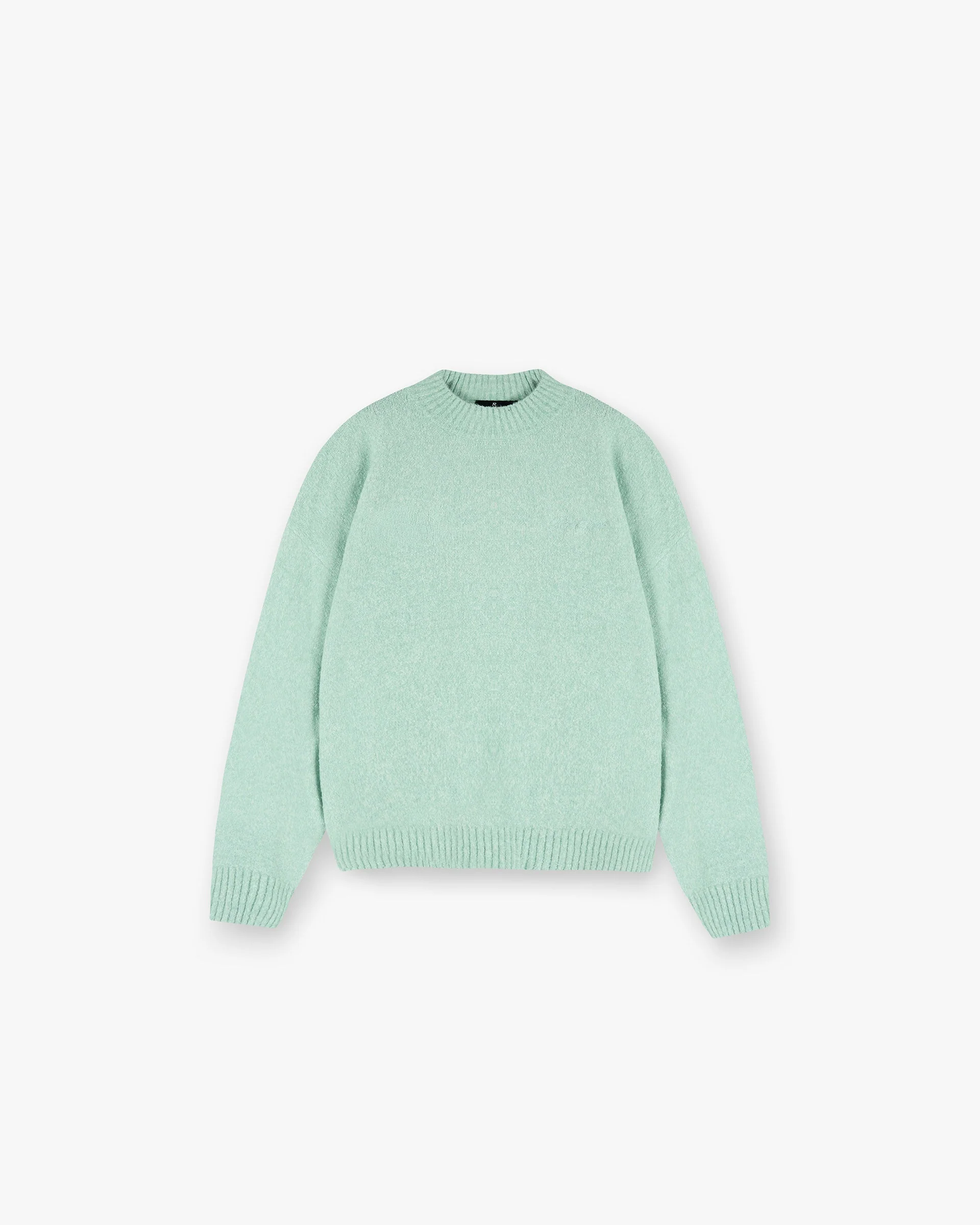 Marled Knit Jumper - Matcha