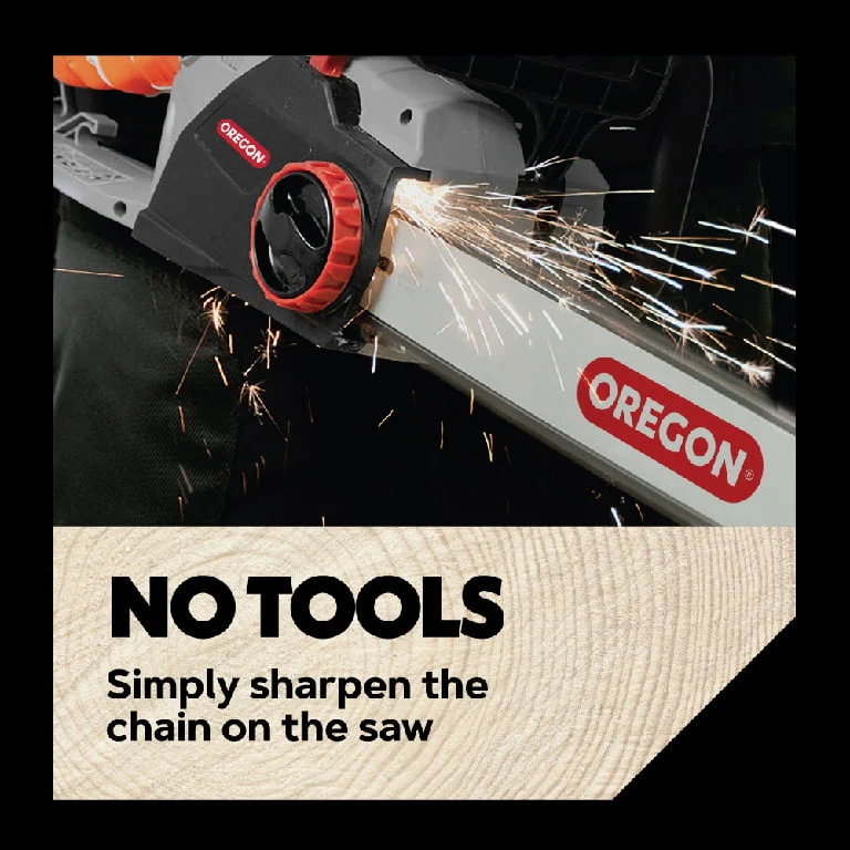 Oregon CS1500 18 in. 15 Amp Self-Sharpening Electric Corded Chainsaw - Image 10