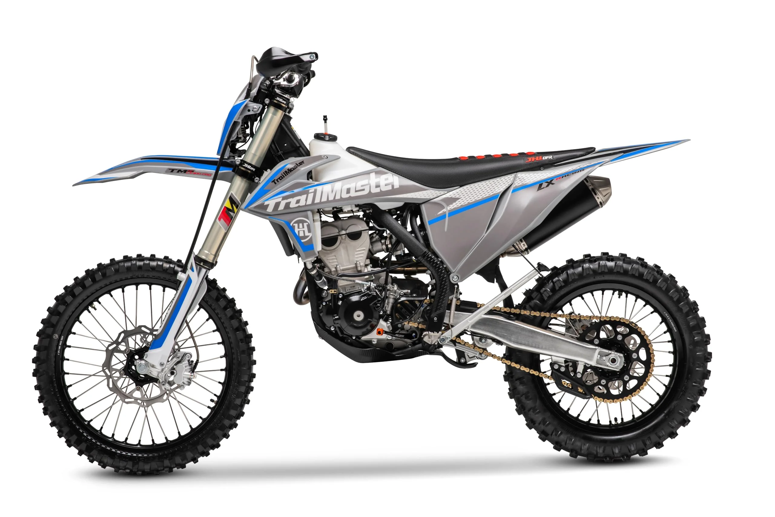Trailmaster JHL Pro-Series High-Performance LX300 PRO Racing Ready Mid-Size Electric Start Dirt Bike (Red) - Image 8