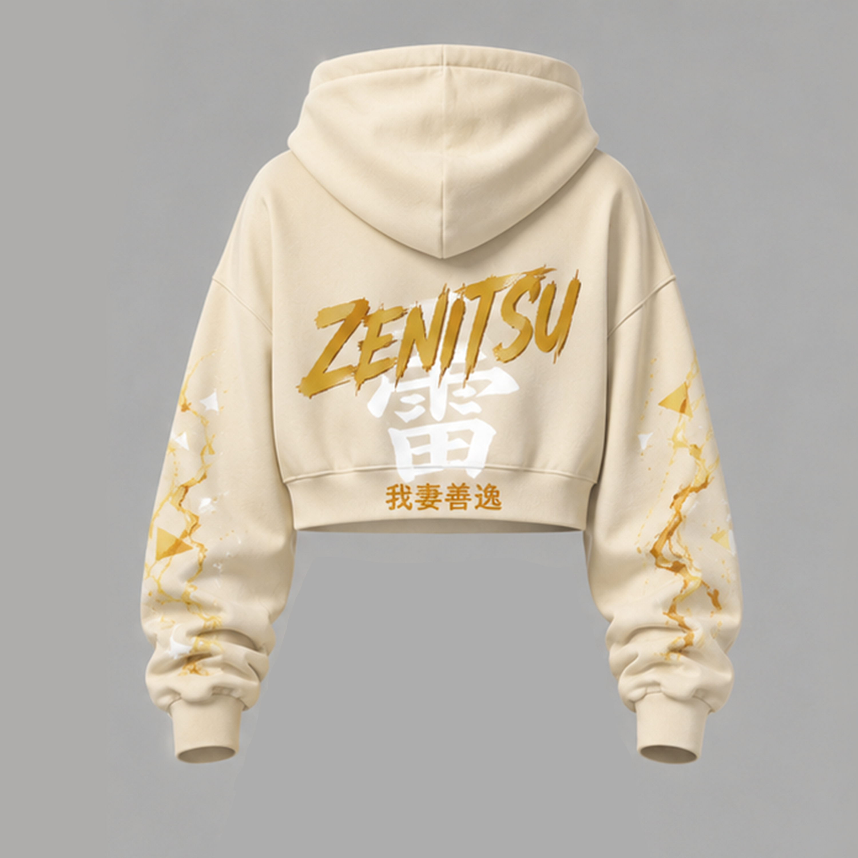 Demon Slayer Cropped Long Sleeve Hoodie & High Waist Jogger Pants Two Piece TeeThreads Sustain the Scene with Custom Apparel