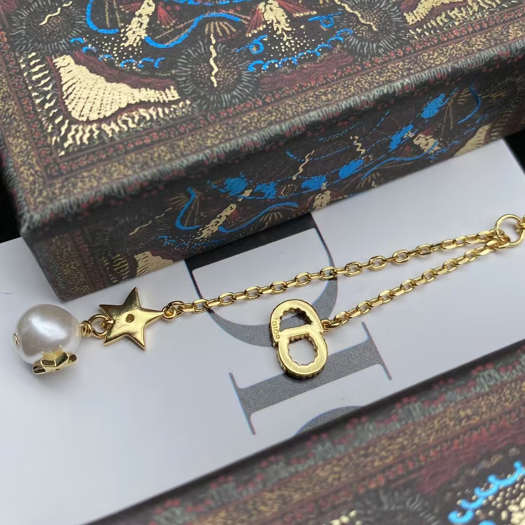 Dior Star Pearl Long Drop Y Necklace - Original Replica Club