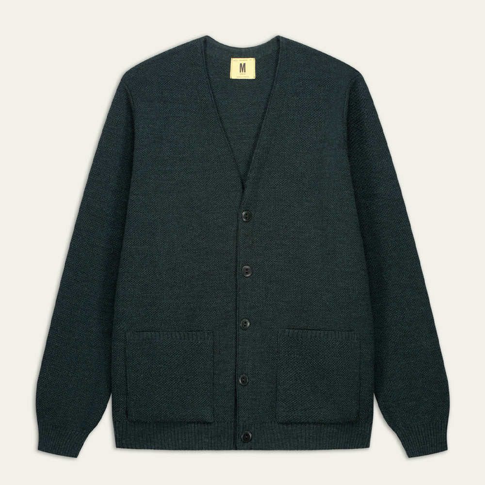 Nitto Knitwear - Cardigan Youri - Vert Fôret