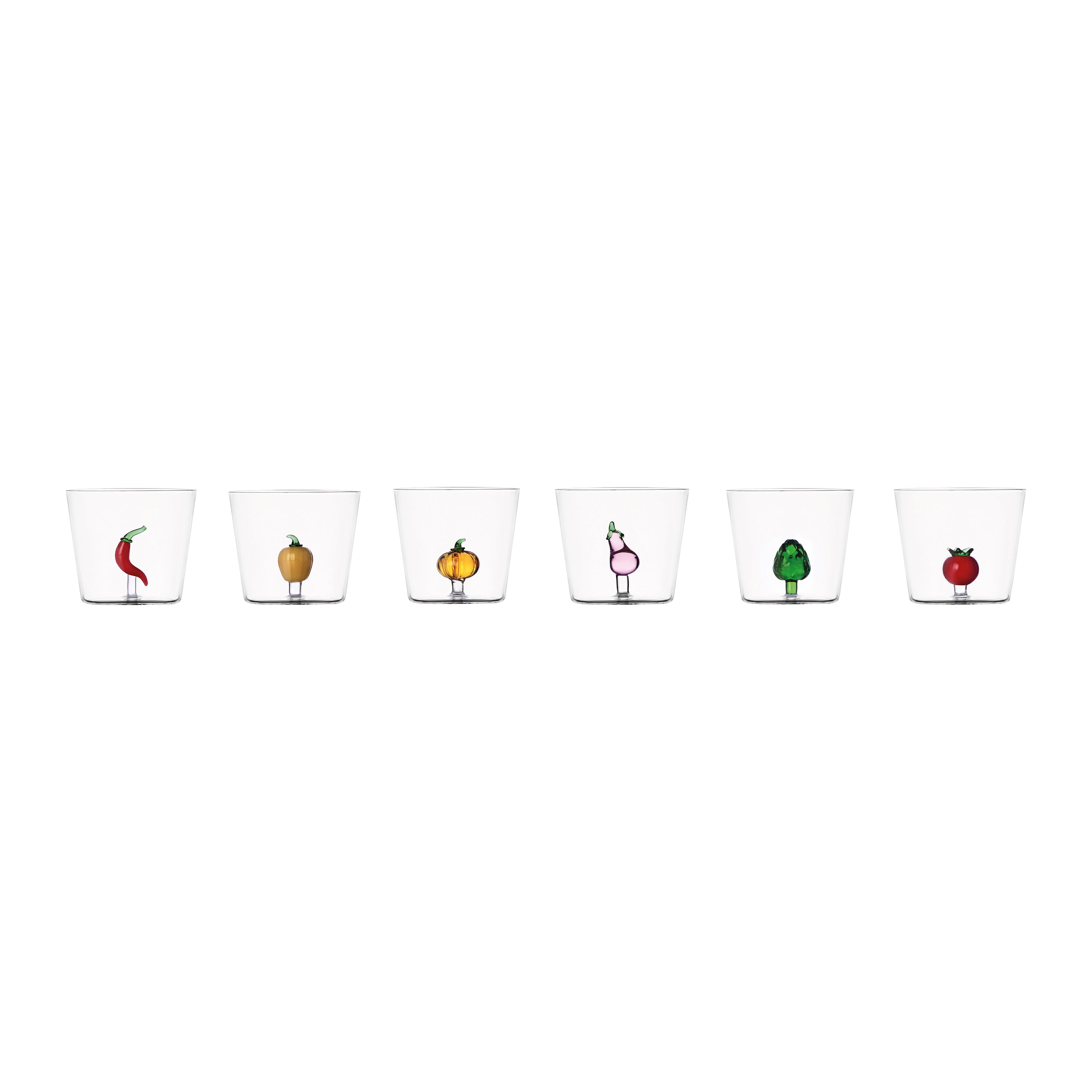 Ichendorf Milano Vegetables Waterglazen - Set van 6