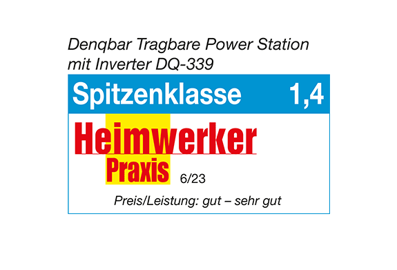 DENQBAR 1200 W Powerstation - Pr?miert von der HWP in der Spitzenklasse