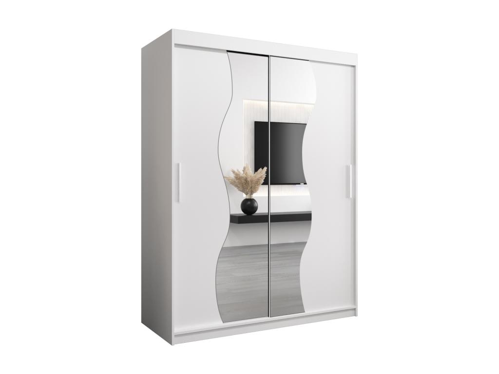 ARMARIO MADRYT DE PUERTAS CORREDERAS 200/150/62 2 puertas (blanco/blanco)