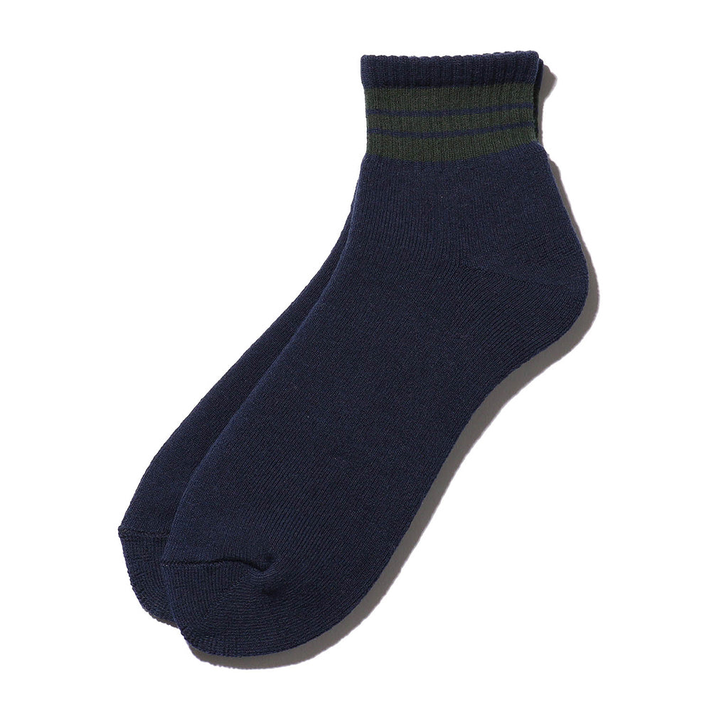 Beams Plus - Chaussettes School Boy - Marine
