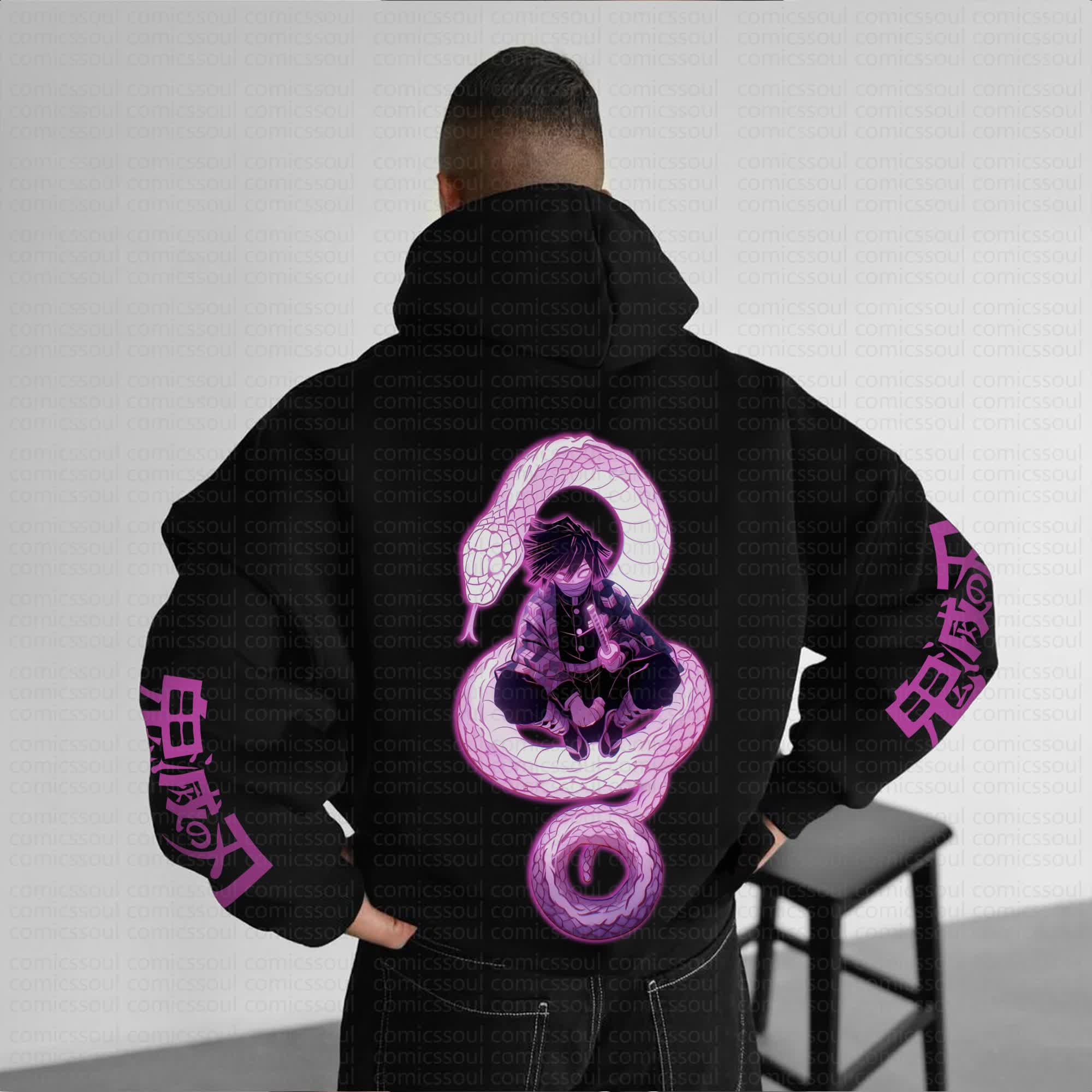 Unisex Anime Graphic Streetwear Vintage Hoodie丨Comicssoul