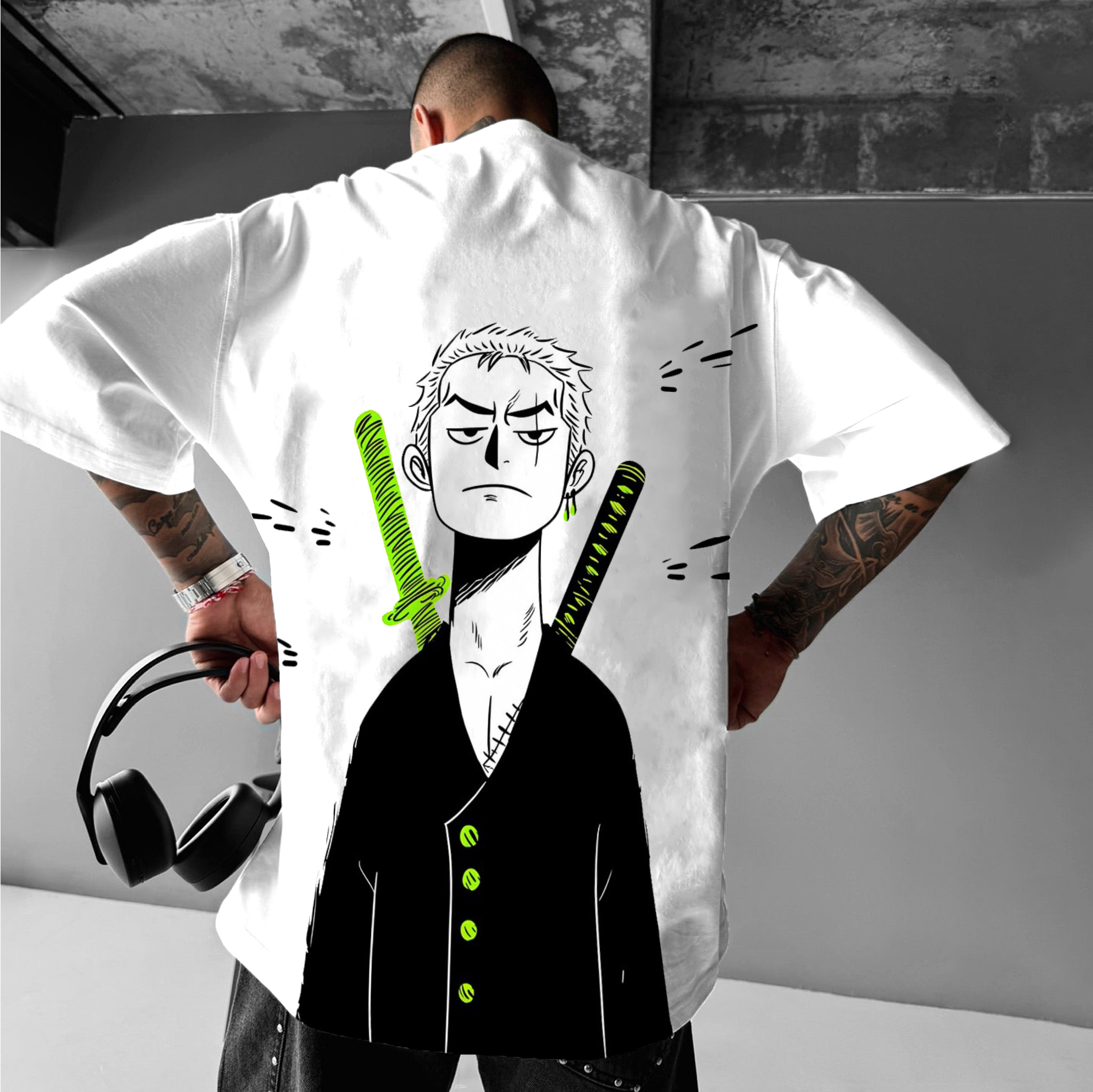 Unisex Anime Inspired Vintage T-Shirt丨Comicssoul