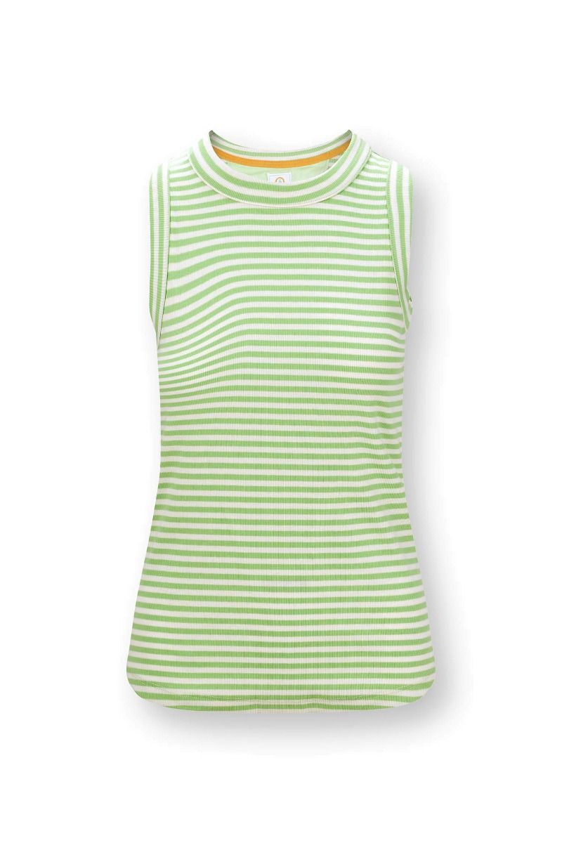 Trinity Top Sleeveless Little Sumo Stripe Green
