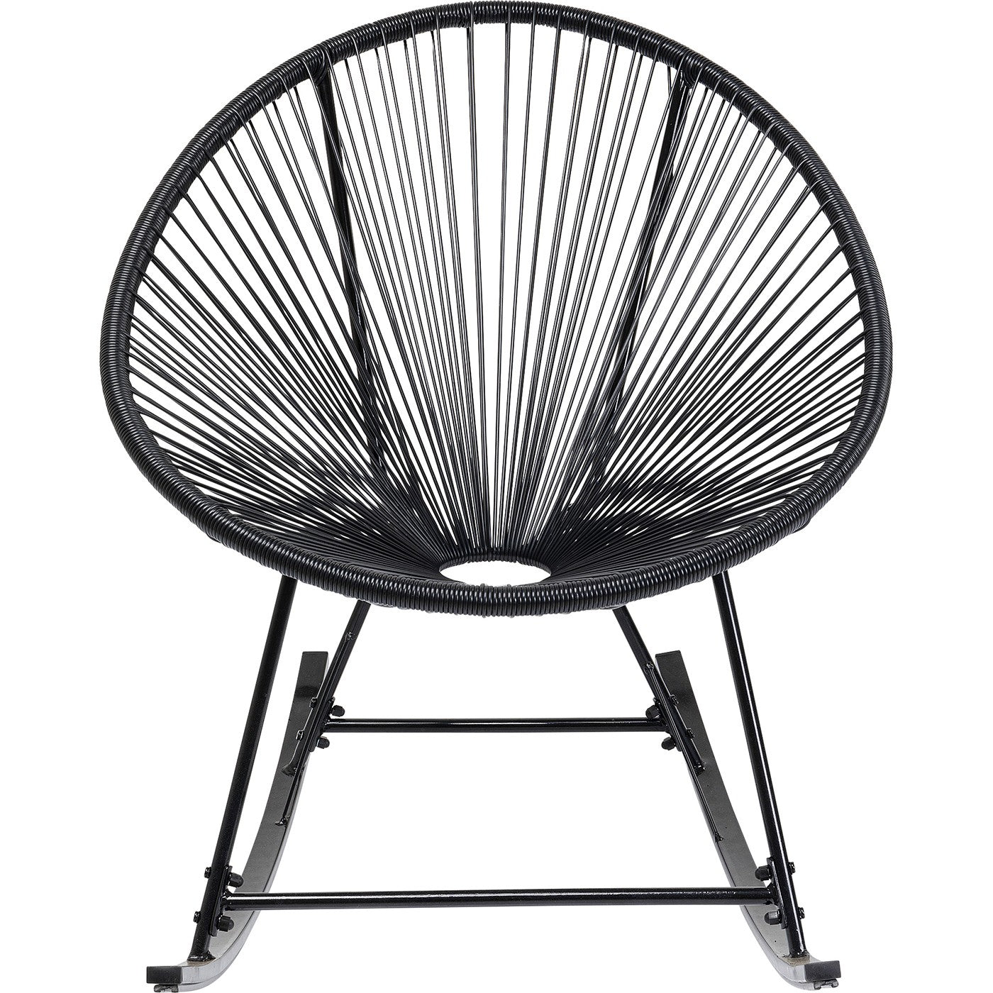 Kare Design Acapulco Schommelstoel - zwart