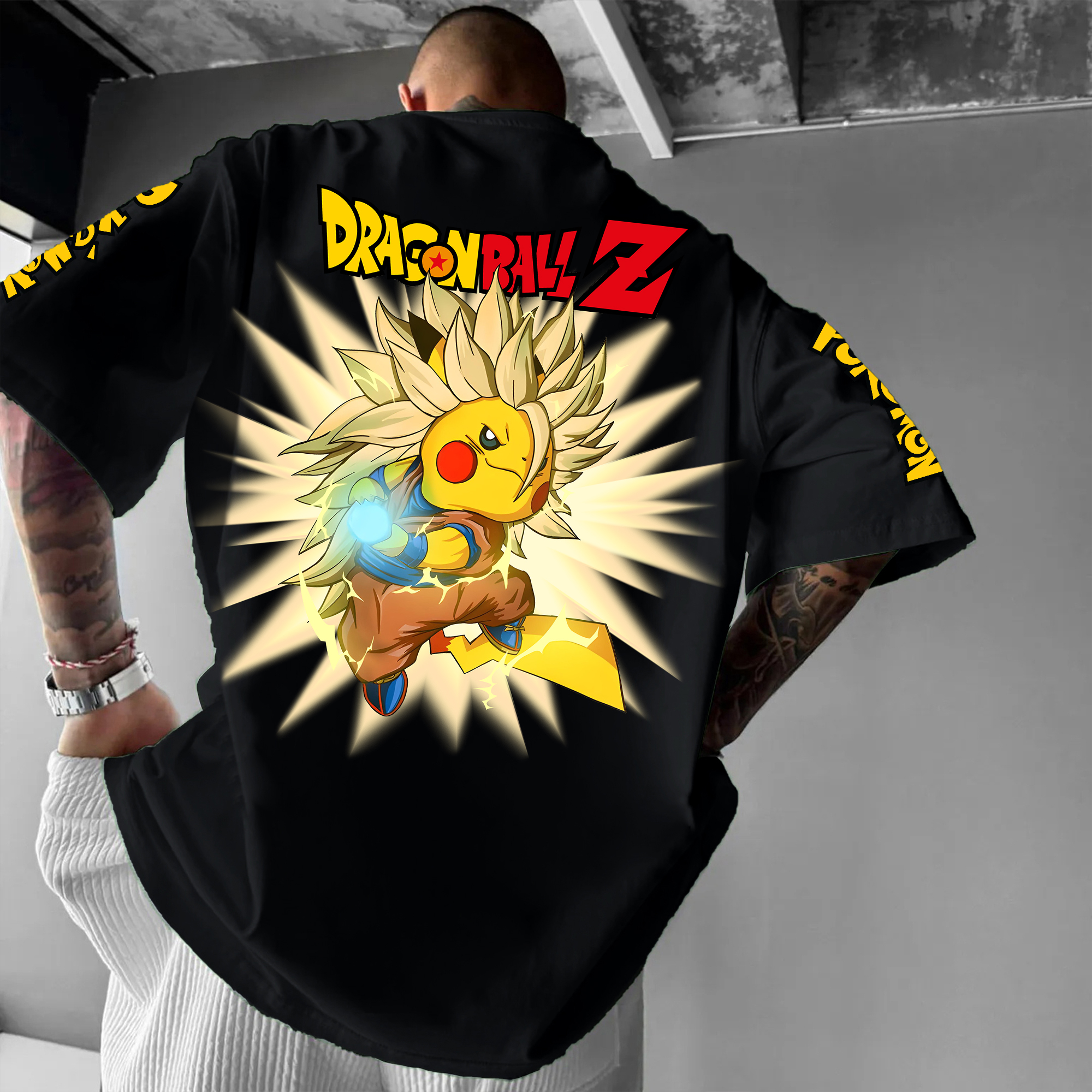 Unisex Anime Inspired Vintage T-Shirt丨Pikachu X Comicssoul