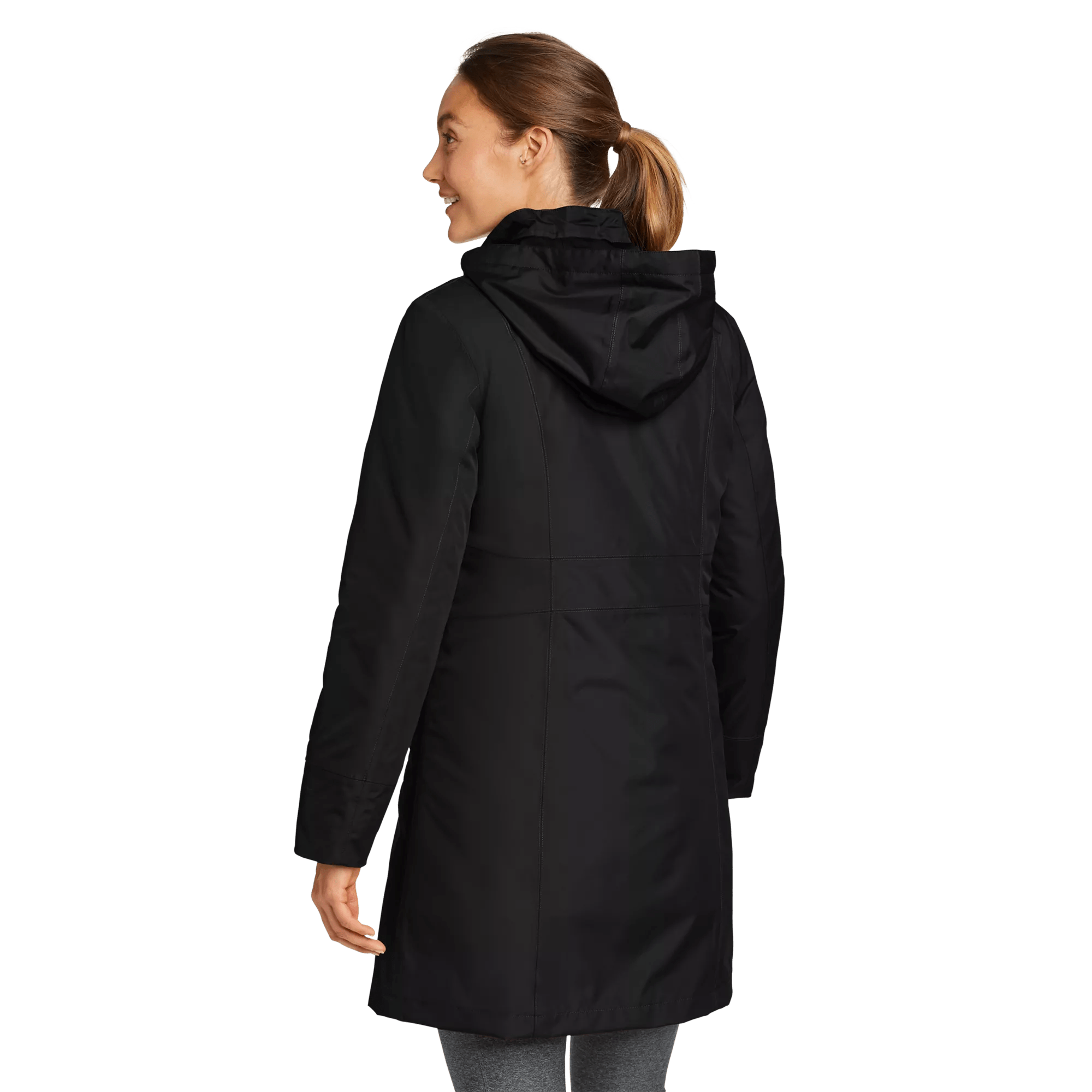 Women's Girl on the Go® Insulated Waterproof Trench Coat - Eddie Bauer Outlet