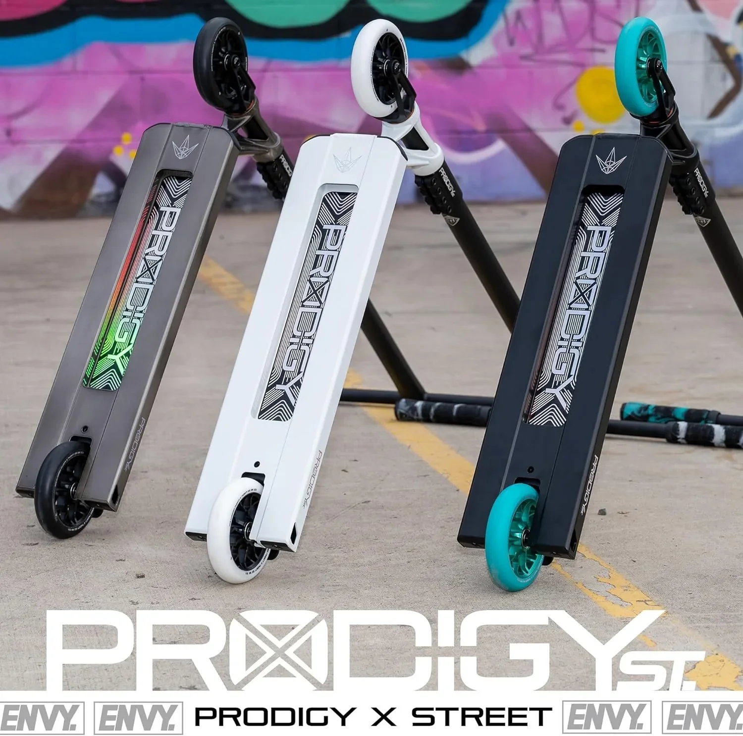 Envy Prodigy X Street Complete Scooter, White, 5.5 x 21 in - COMPPROXSTWH - Image 9 Envy Prodigy X Street Complete Scooter, White, 5.5 x 21 in - COMPPROXSTWH - Image 9