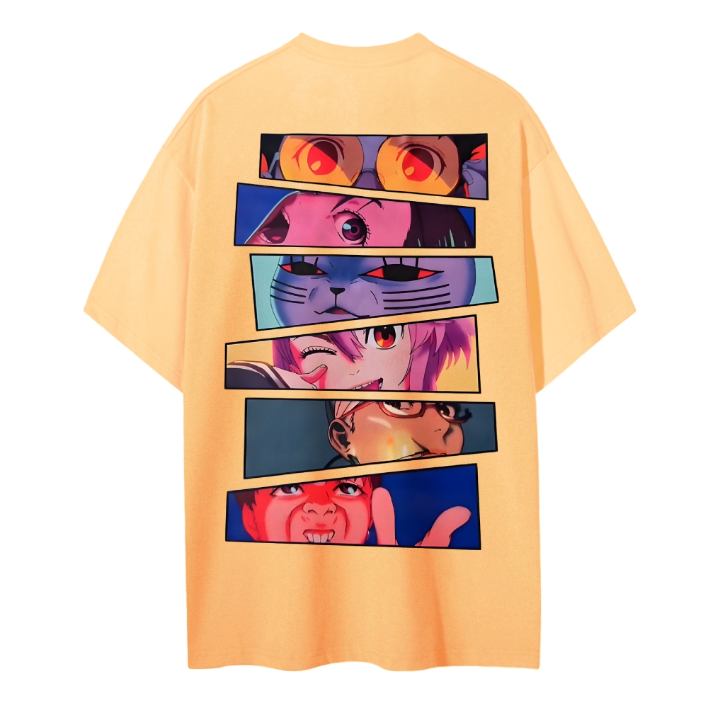 DANDADAN Cotton Unisex Round Neck Anime T-shirt TeeThreads Sustain the Scene with Custom Apparel