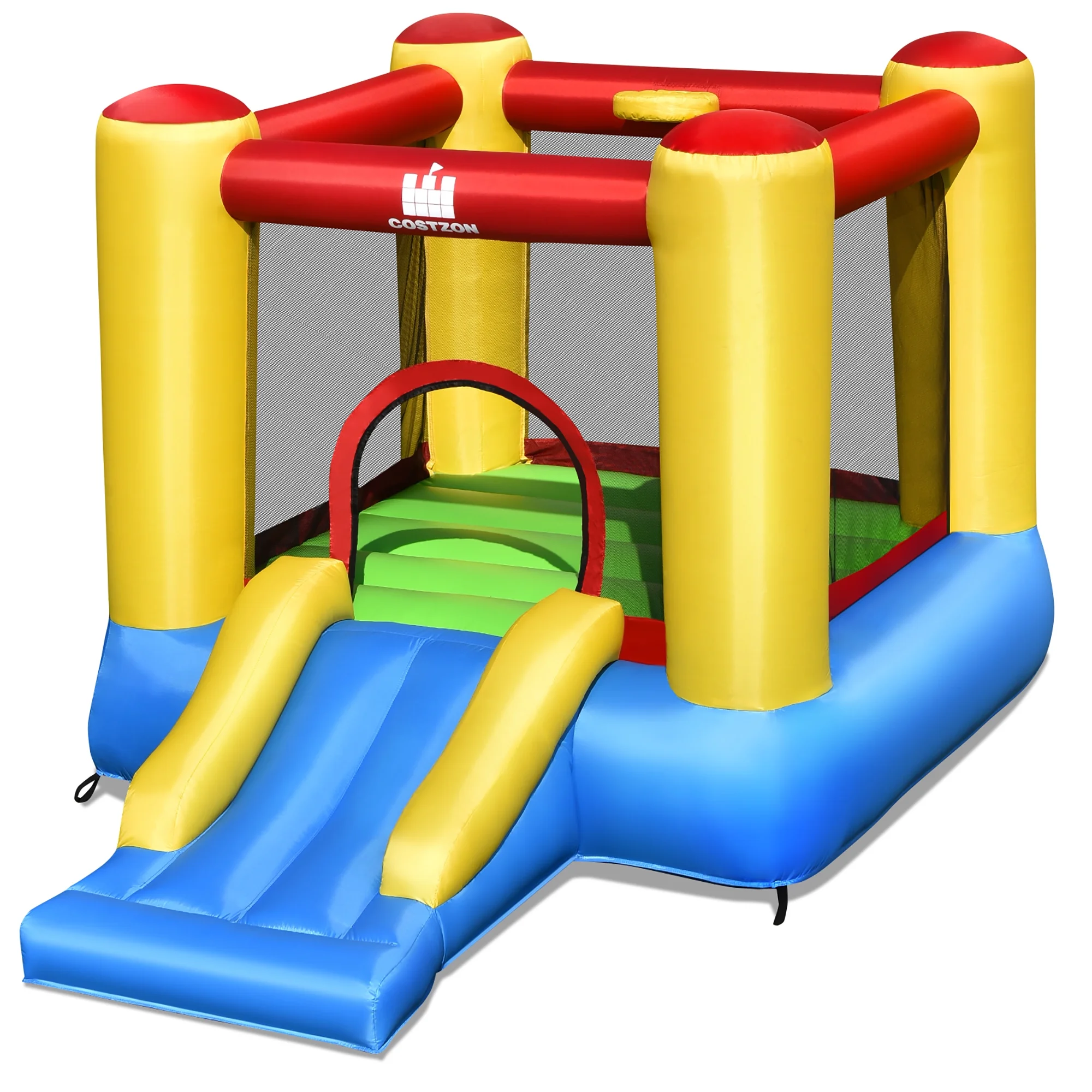 Costway Inflatable Bouncer Kids Bounce House Jumping Castle Slide with 480W Blower - Image 17