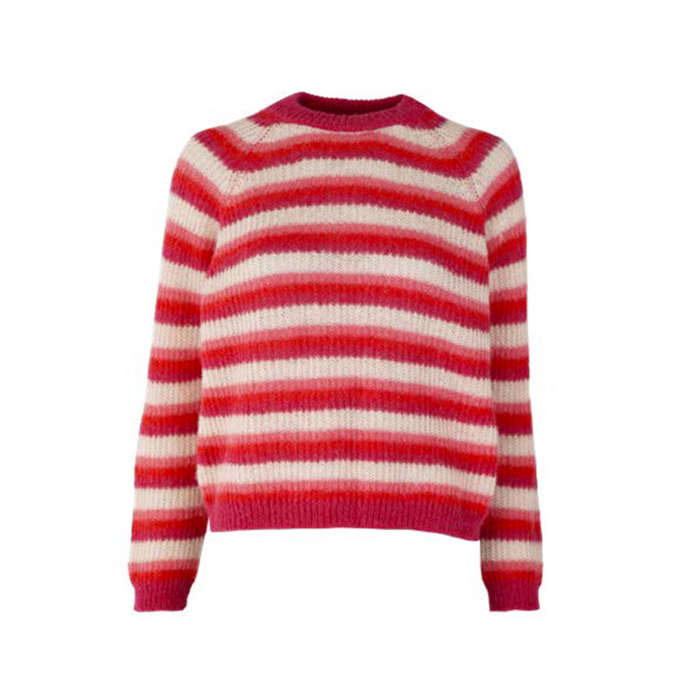 Les Tricots D'o - Pull Cristina - Rouge et Rose