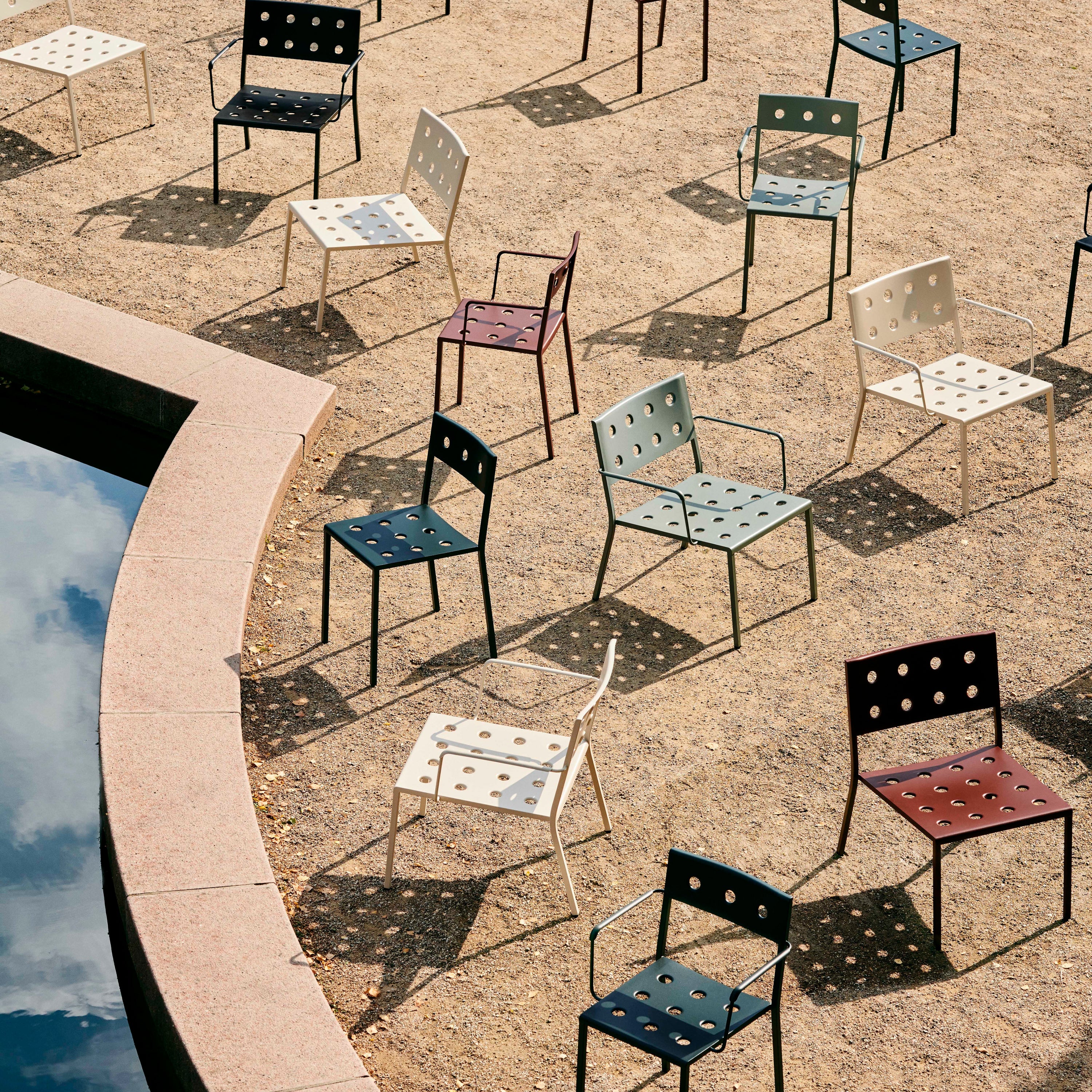 HAY Balcony Stoel - Chalk beige