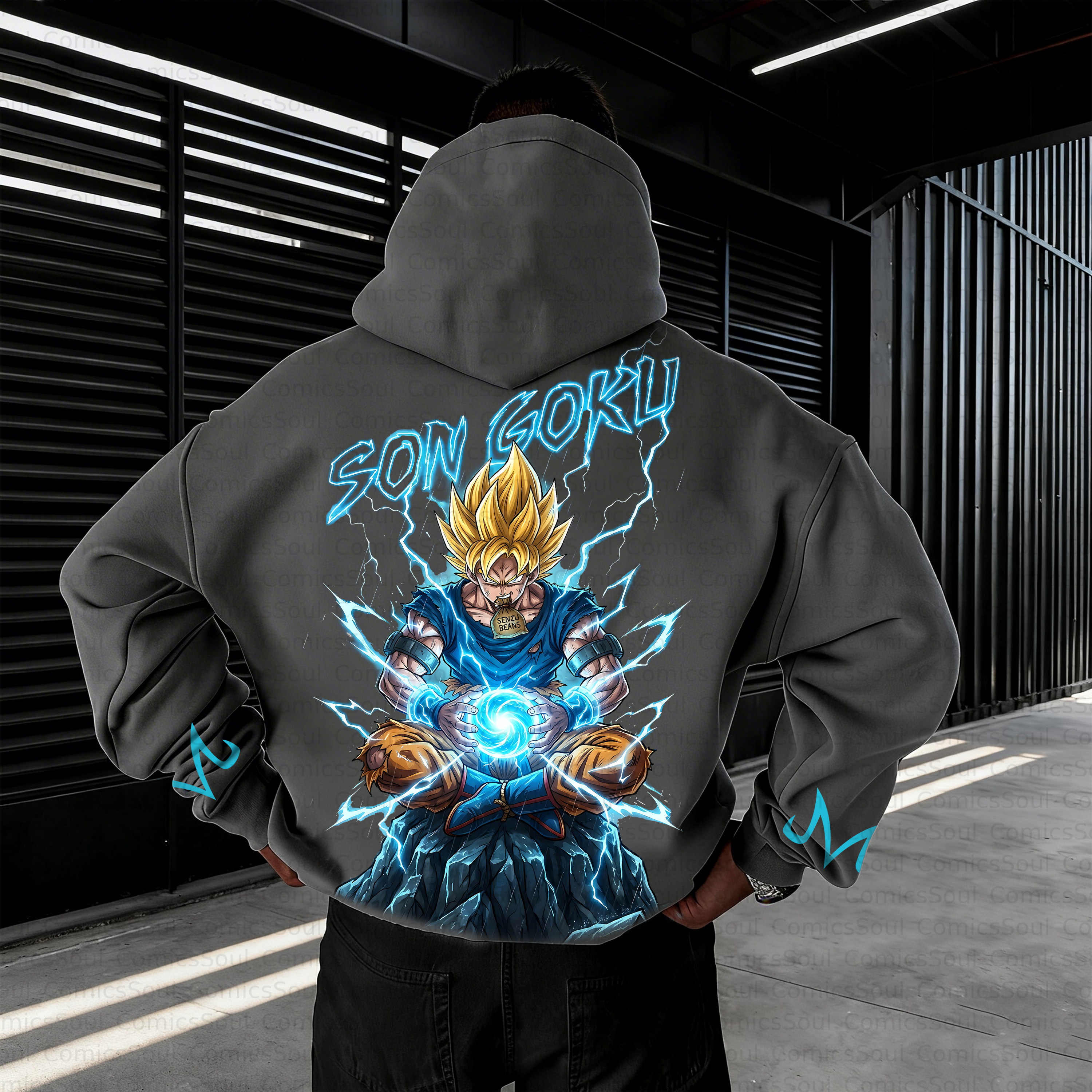 Unisex Anime Inspired Vintage Plush Hoodie