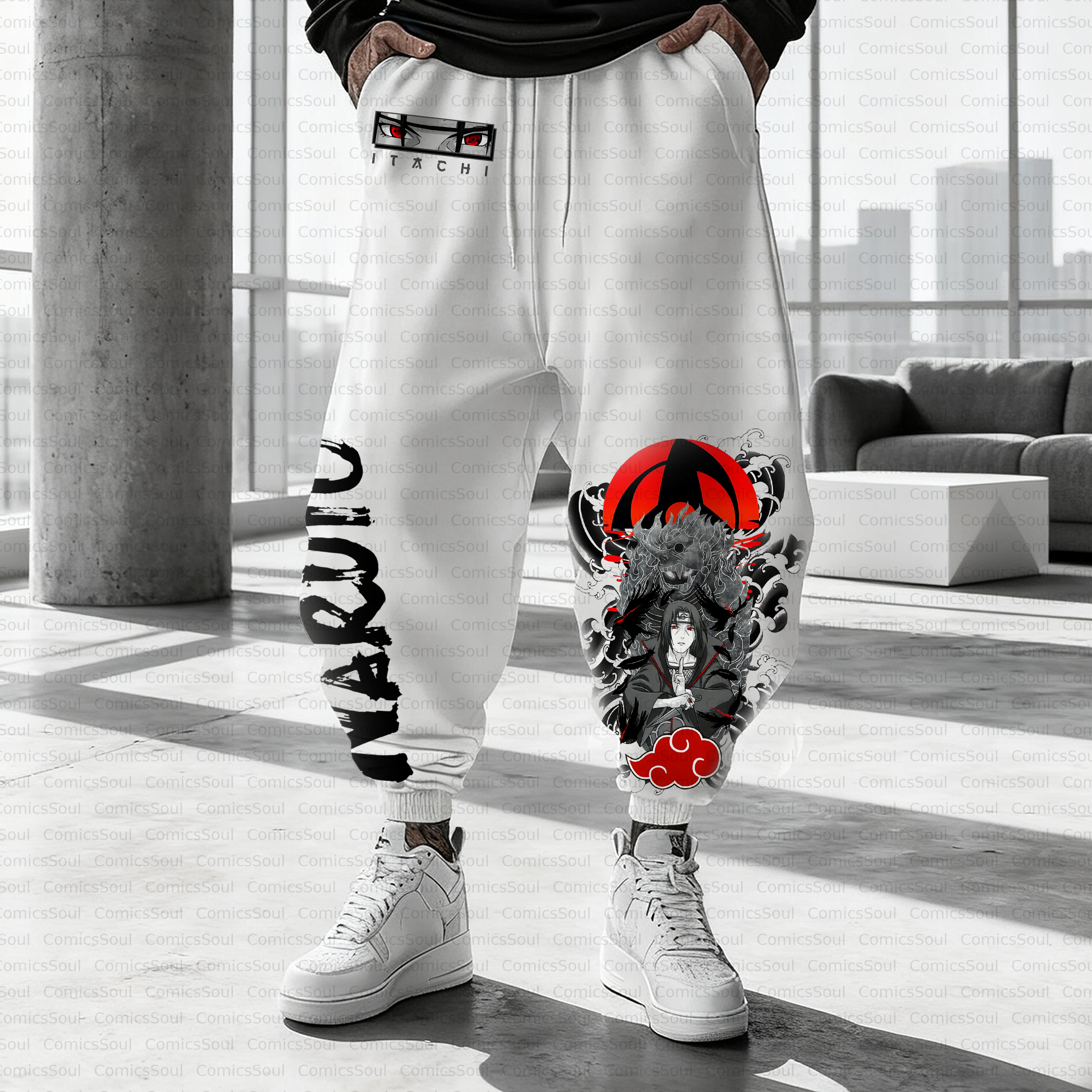 Unisex Casual Anime Streetwear Pant