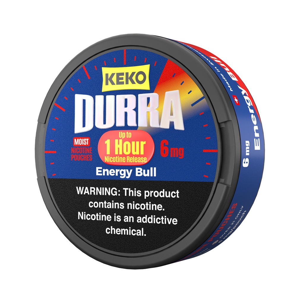 KEKO DURRA Energy Bull Flavored Nicotine Pouches
