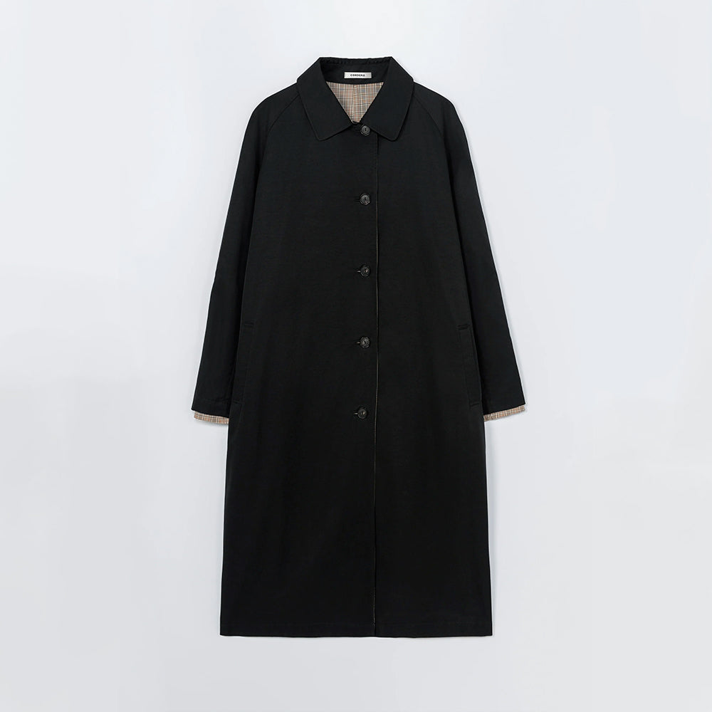 Cordera - Trench Réversible - Noir Mat Beige