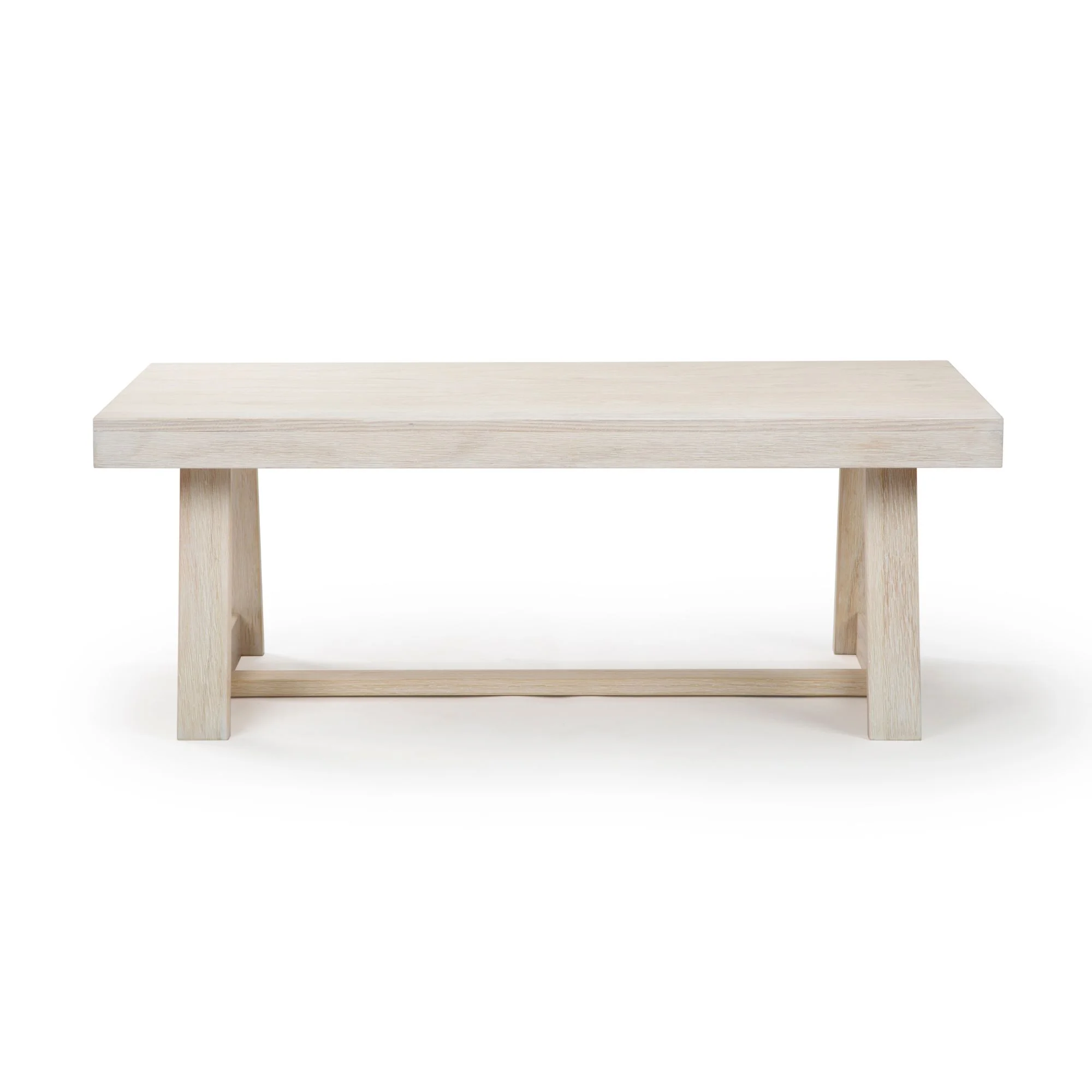 Plank+Beam Farmhouse Coffee Table, 48" Solid Wood Tables for Living Room, Rectangular Center Table - Image 8
