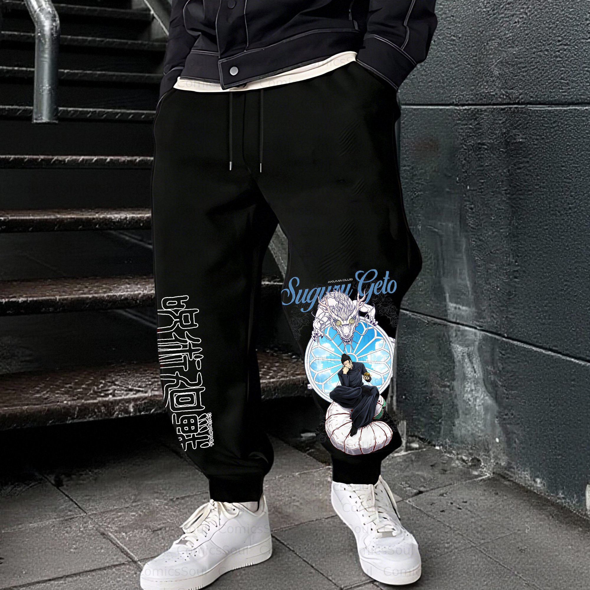 Unisex Casual Anime Streetwear Pant