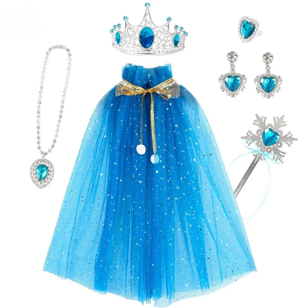 Halloween Costumes Girls Princess Cape Accessory Set - Image 3 Halloween Costumes Girls Princess Cape Accessory Set - Image 3