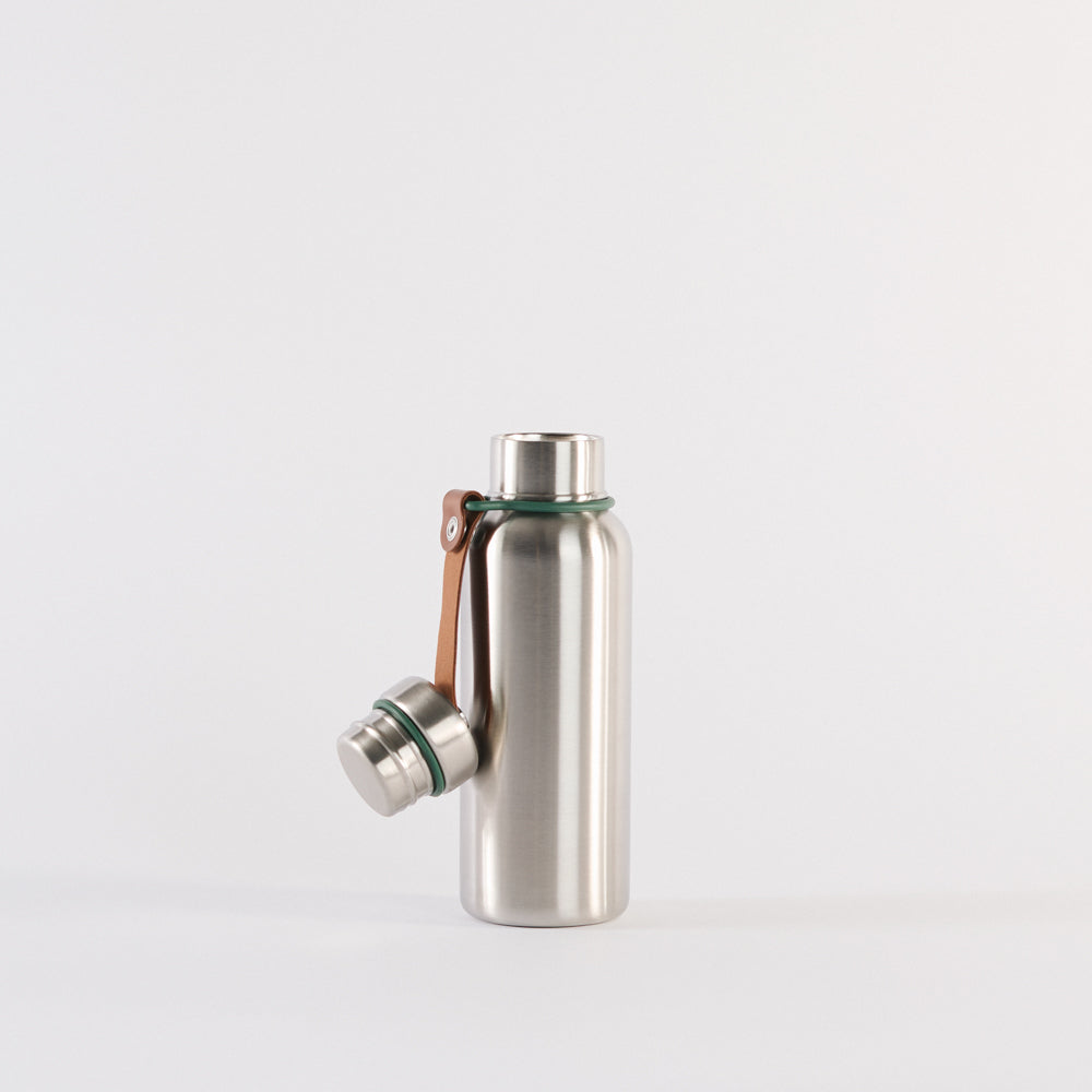 Gourde isotherme en inox 500ml - Olive