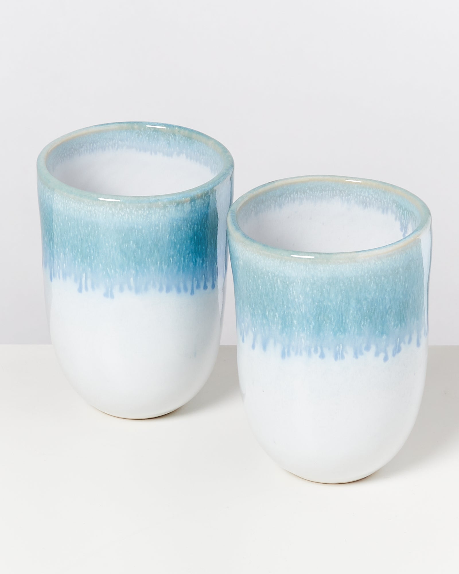 Alcachofra Becher groß grünblau