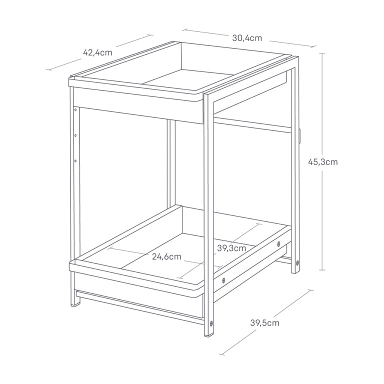 Yamazaki Keukenkast Organizer - 2 niveaus - Tower - Wit