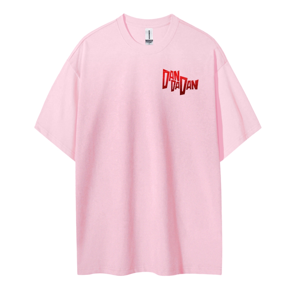 DANDADAN Cotton Unisex Round Neck Anime T-shirt TeeThreads Sustain the Scene with Custom Apparel