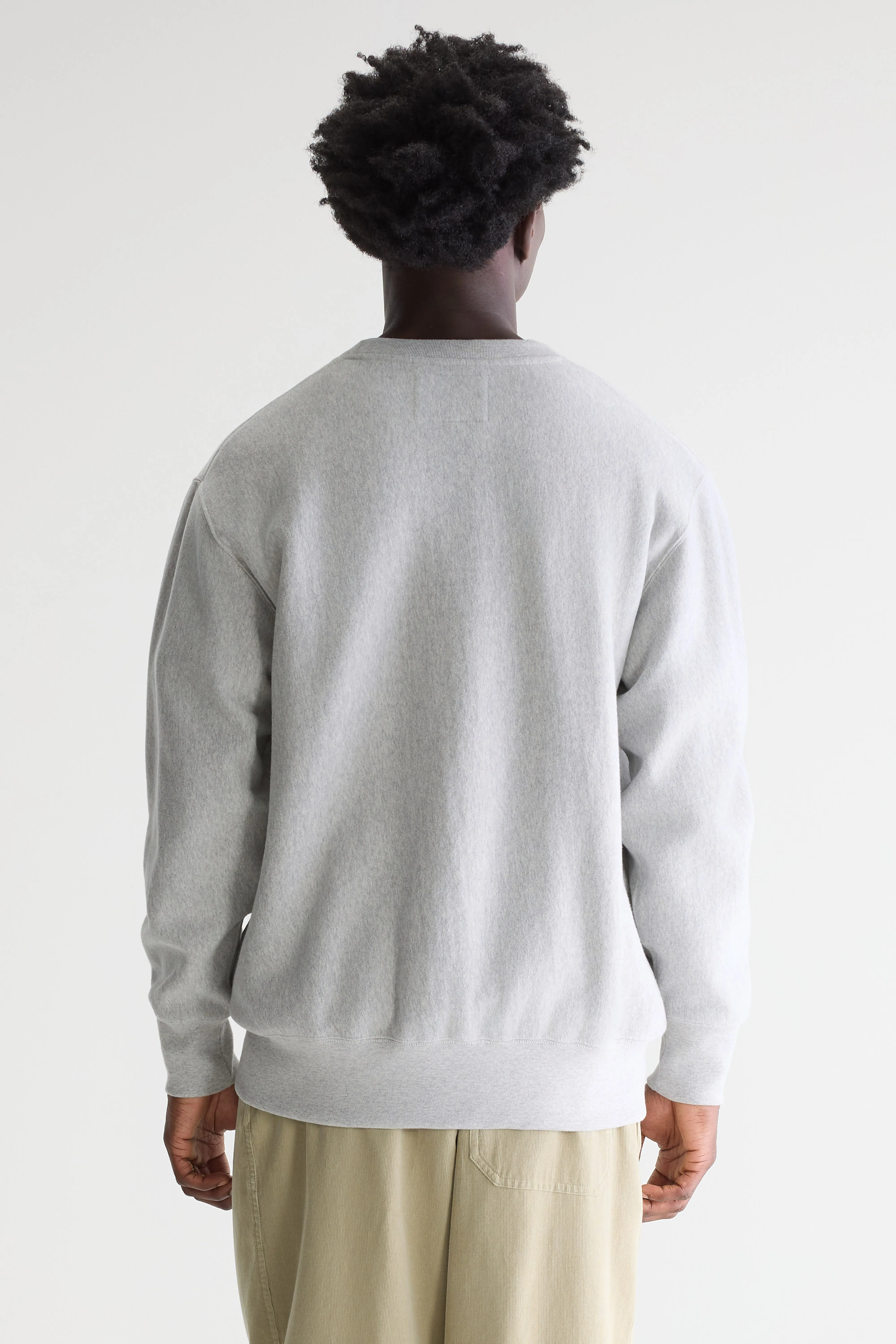 Bellerose Flake crewneck grey sweatshirt (242 / M / H. GREY)