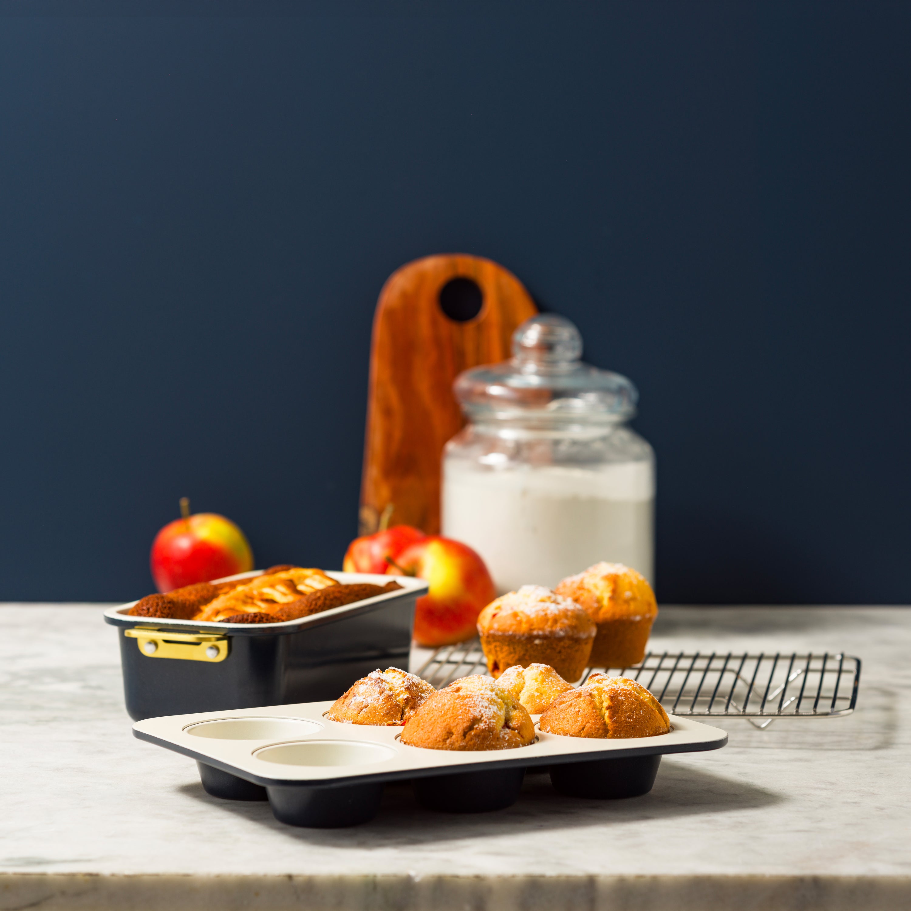 GreenPan Padova Reserve Bakset 6-delig - Blauw