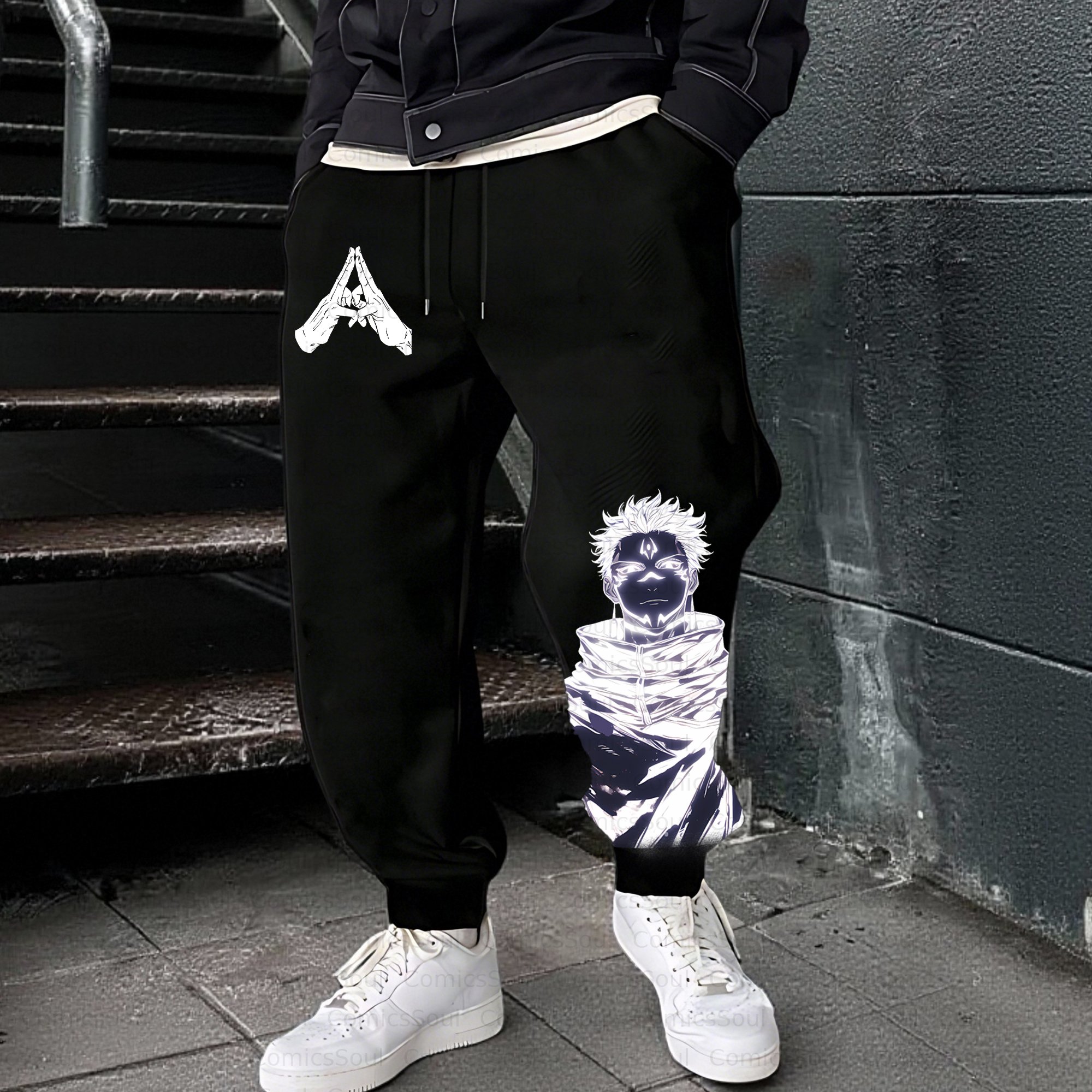 Unisex Casual Anime Streetwear Pant