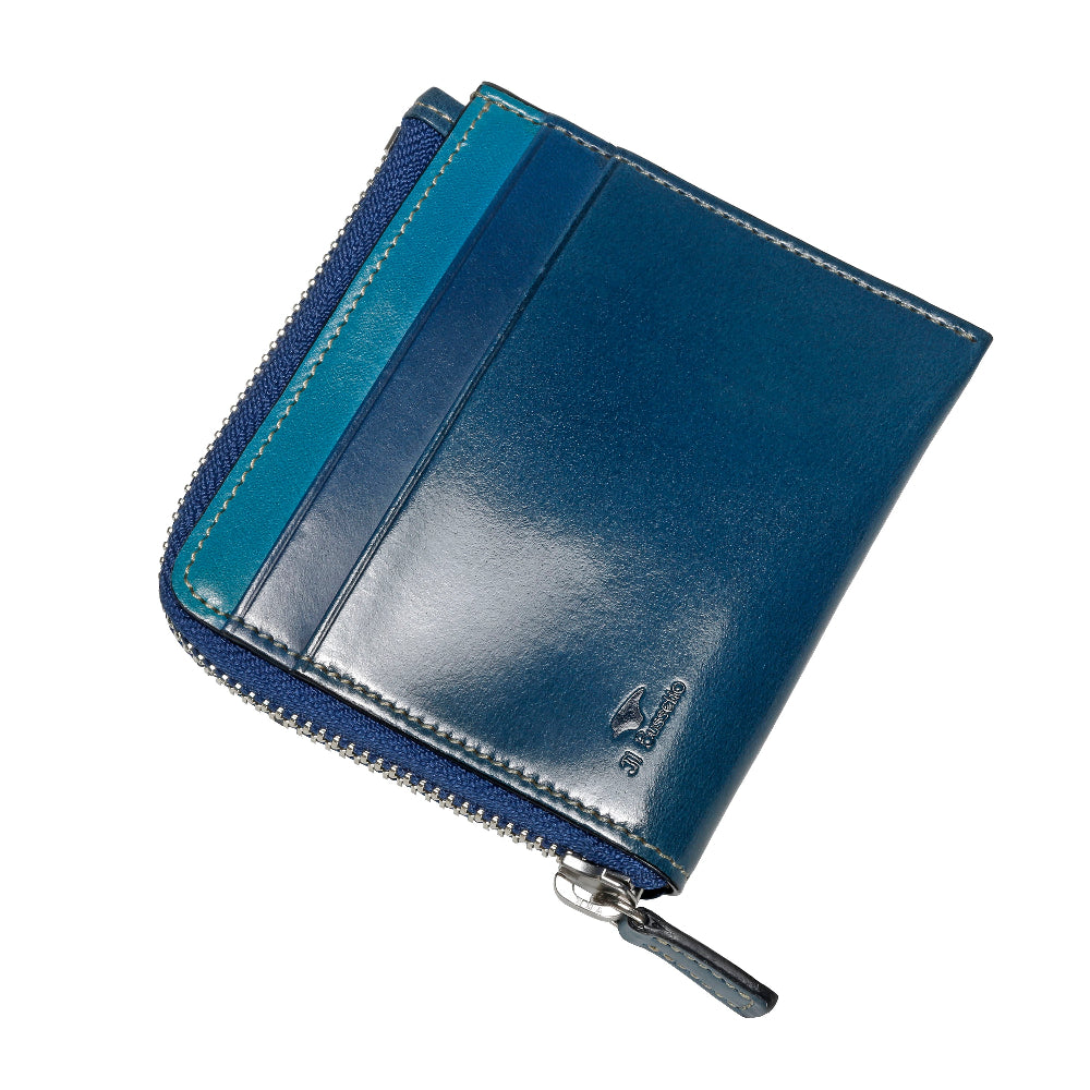 Il Bussetto - Portefeuille Zippy multicolore - Bleu