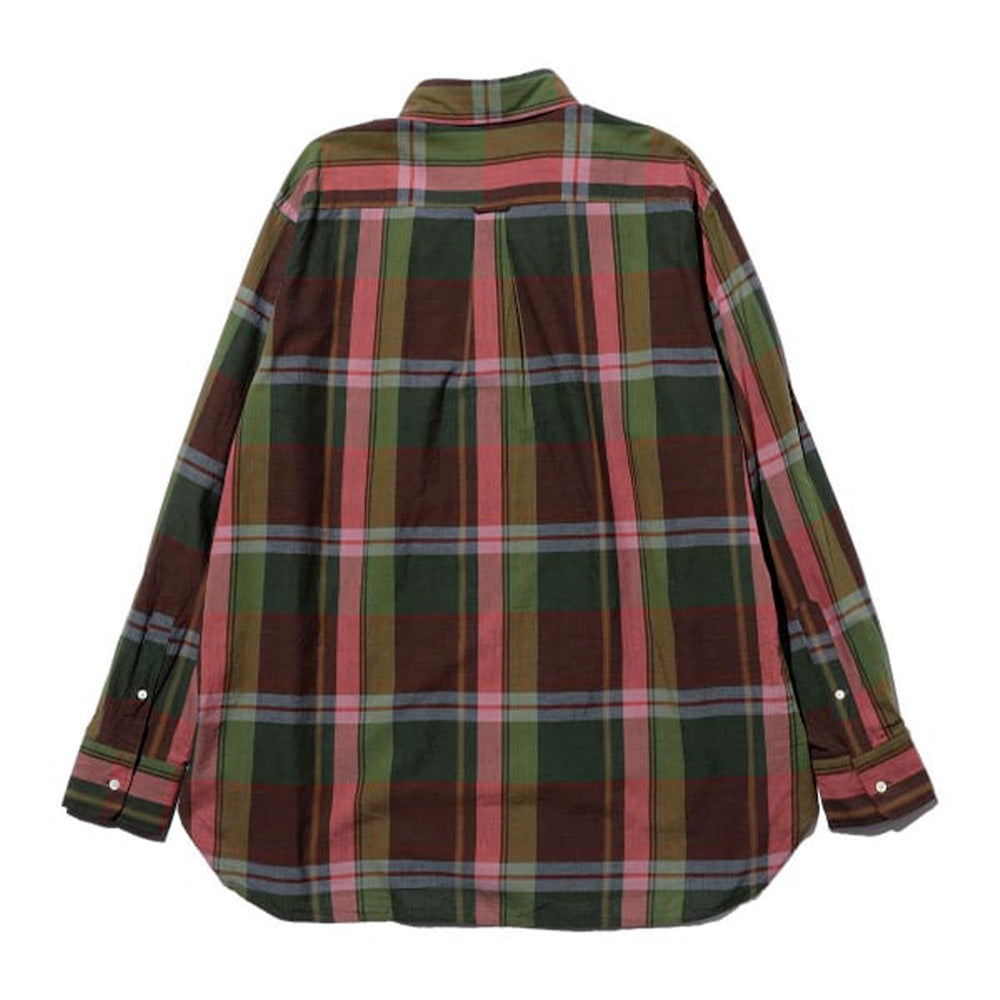 Beams Plus - Chemise B.D Madras - Marron