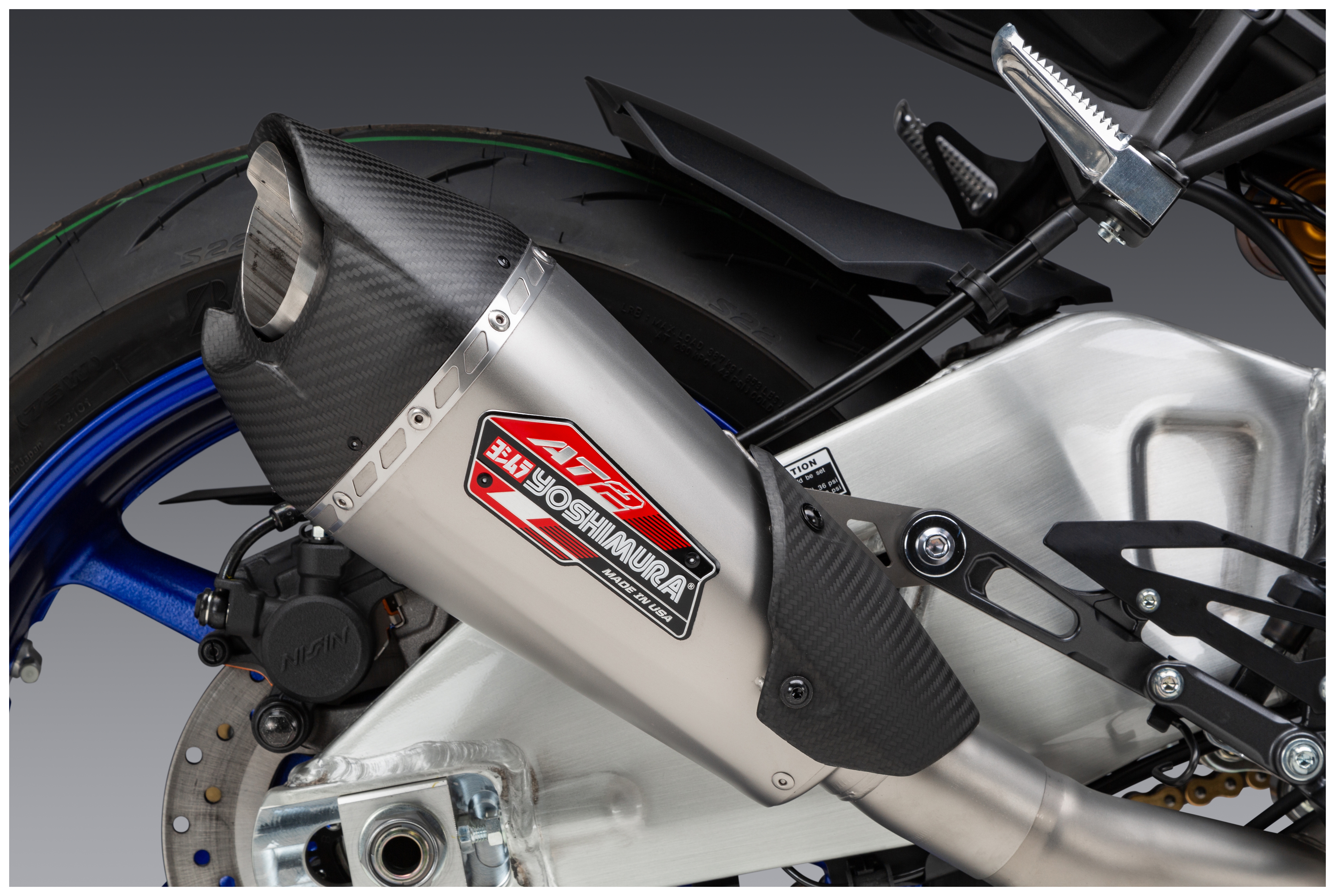 SportsBikeShop Yoshimura AT2 3/4 Race Slip-On Exhaust Yamaha MT-10 / SP 2022-2025