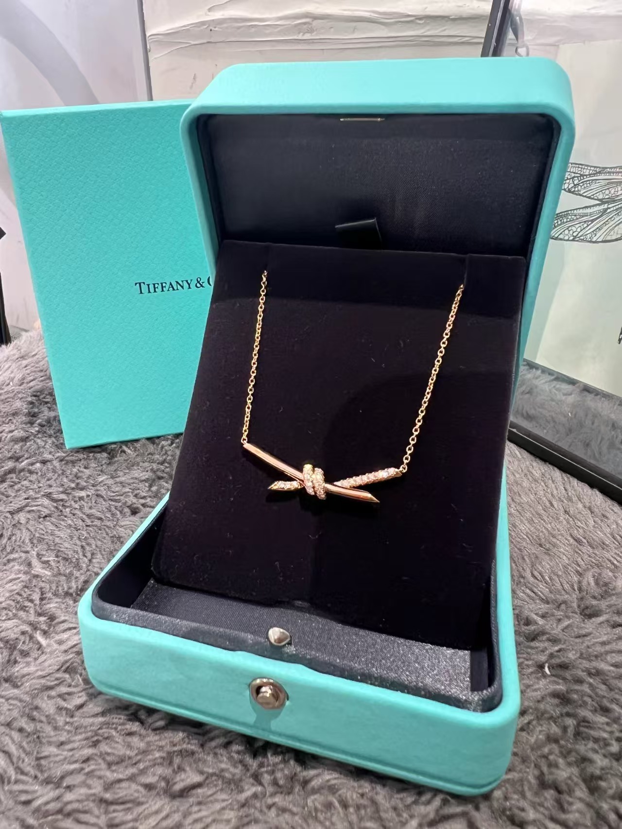 Tiffany Knot Pendant Necklace - Original Replica Club