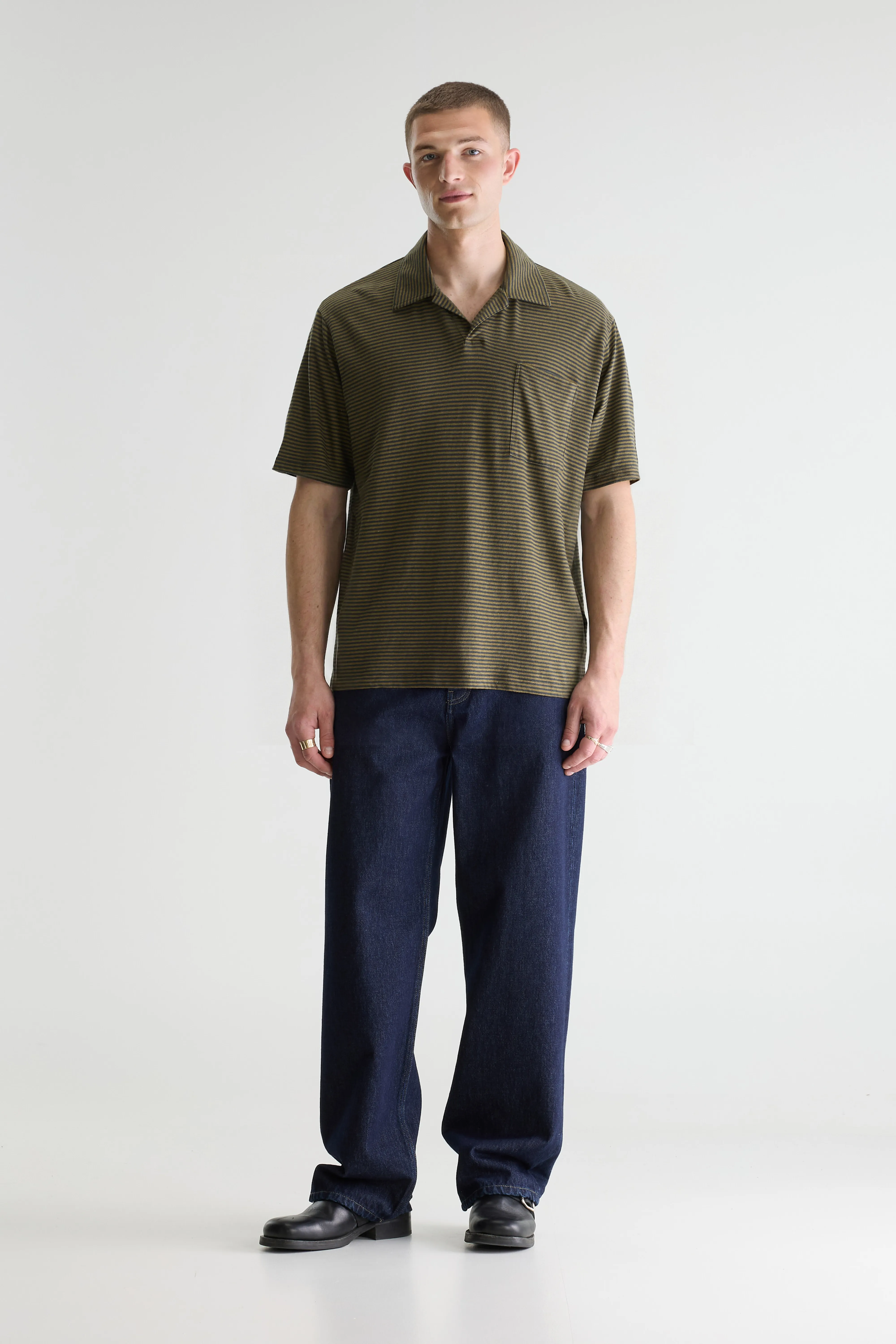 Bellerose Videop relaxed striped polo (261 / M / STRIPE A)