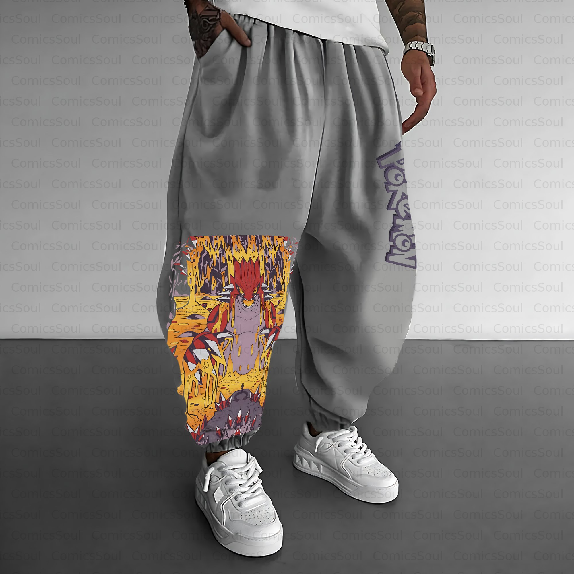 Unisex Casual Anime Streetwear Pant