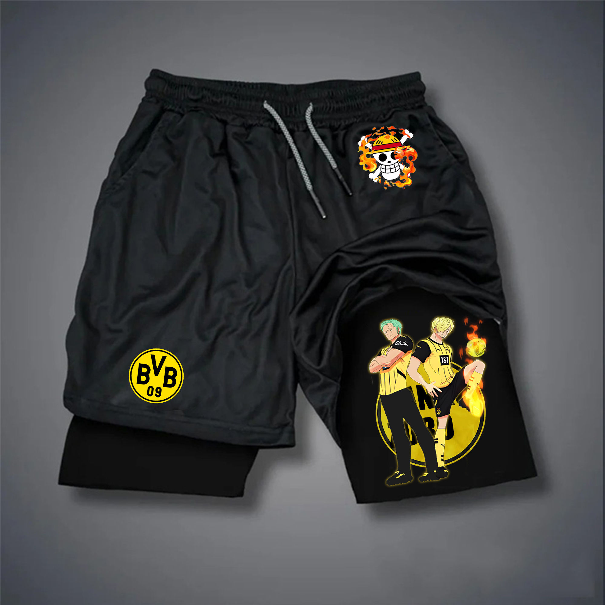 Unisex Vintage  Shorts | Borussia Dortmund x Comicssoul