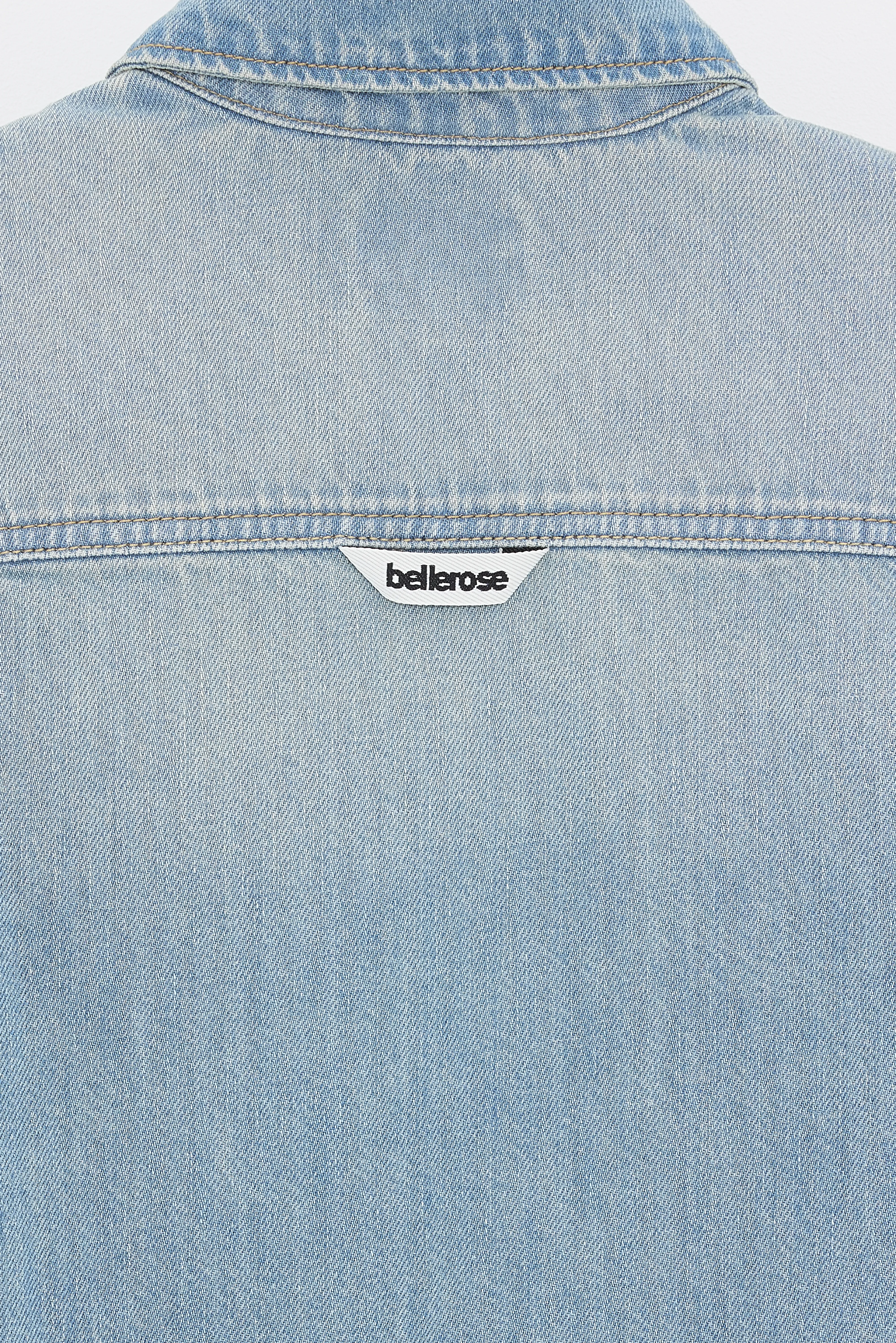 Bellerose Puck oversized overshirt (261 / B / VINTAGE BLUE)