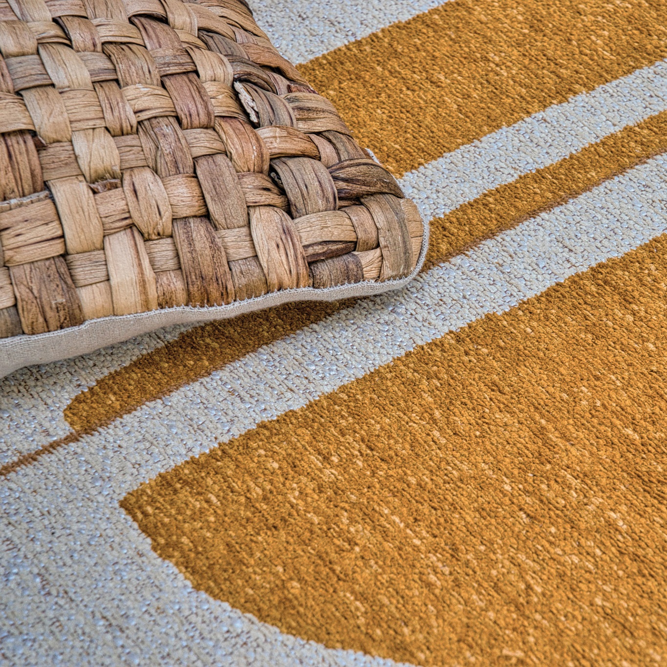 Louis de Poortere Craft Papercut Vloerkleed 240 x 340 cm - Curry